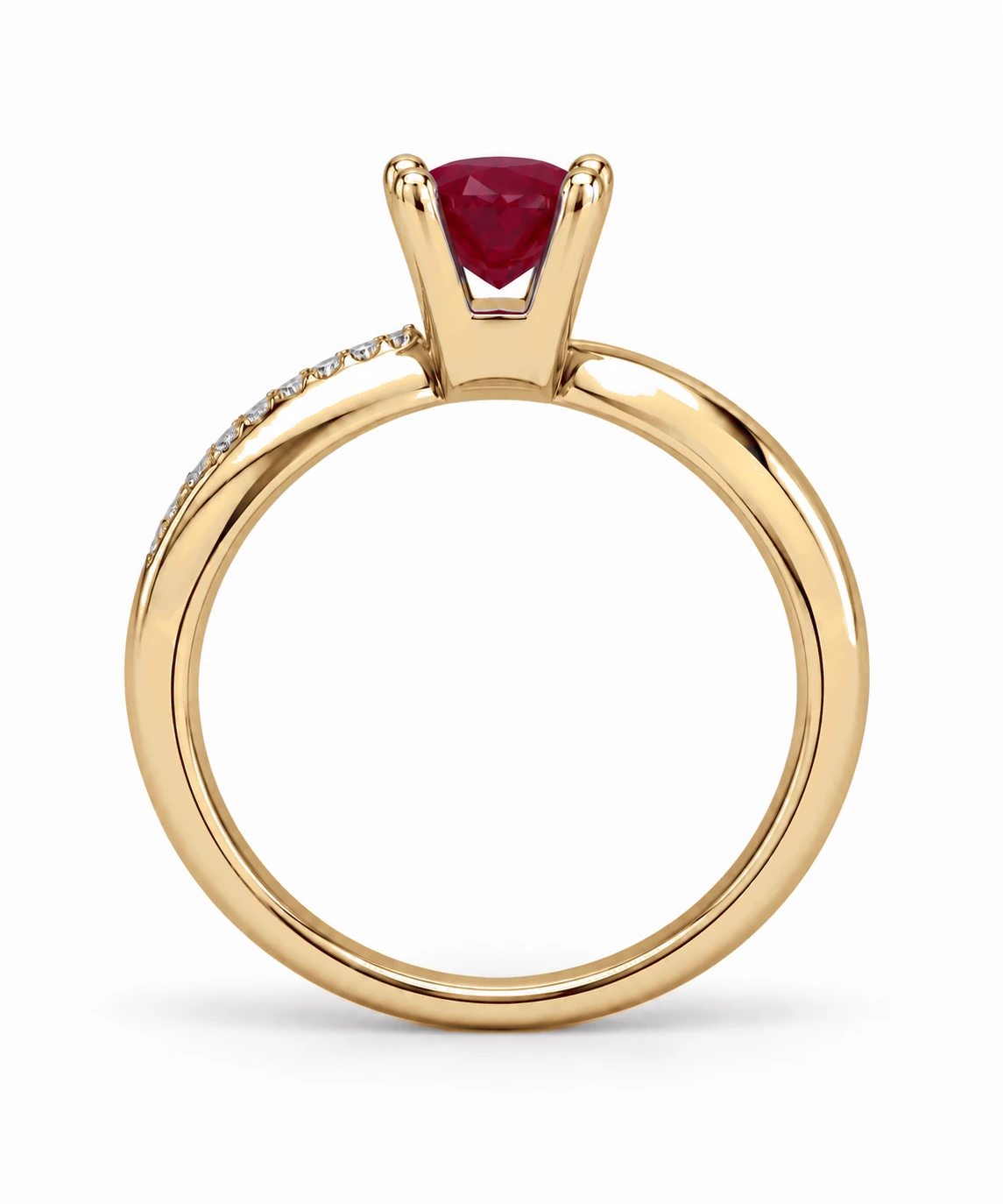 Bague Bonheur Radieux Pierre Précieuse 0,56 ct — vue 8