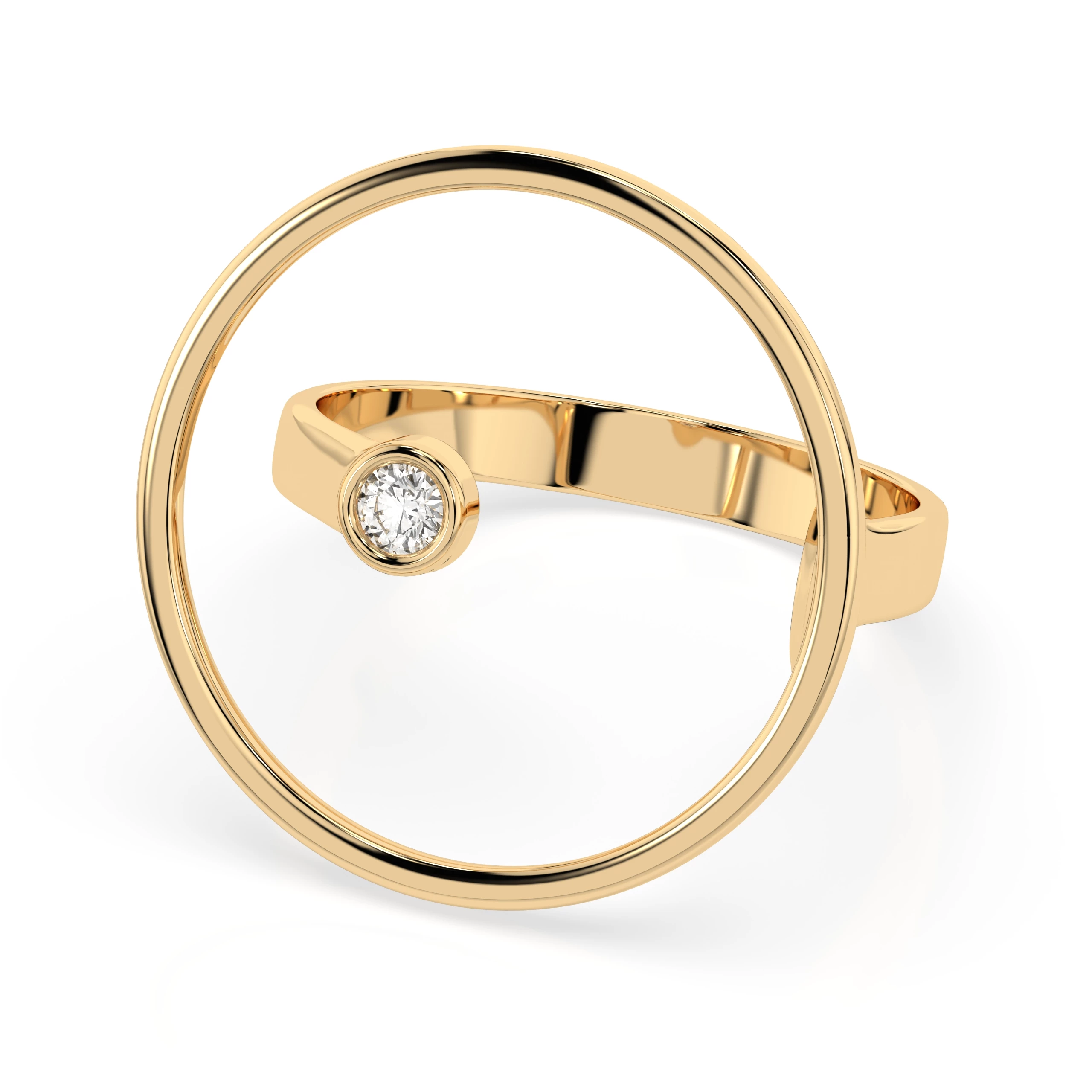 Bague La Magnifique Minimalisme ronde 0,03 ct — vue 6