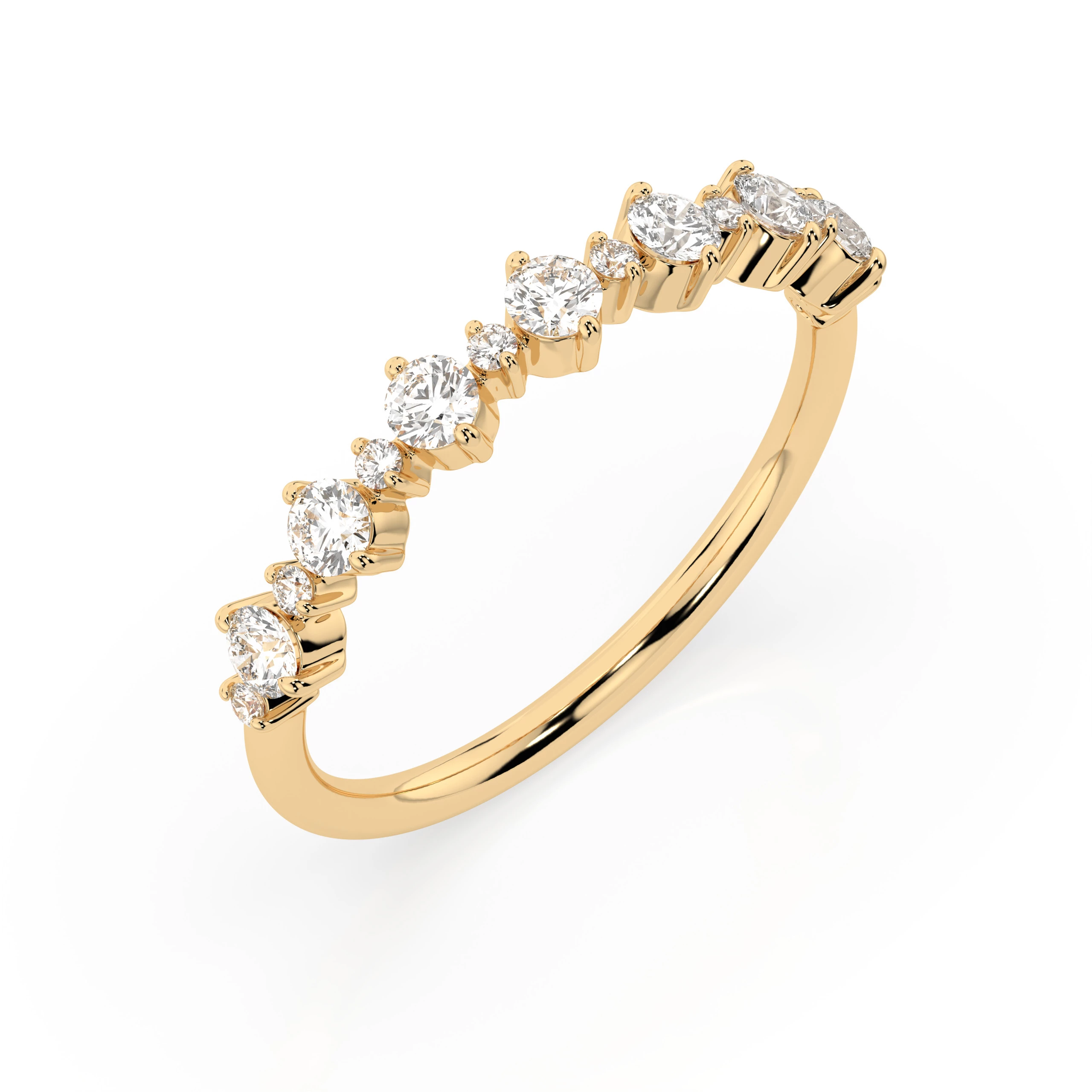 Bague Éclat Éblouissant Éternité ronde 0,42 ct — vue 4