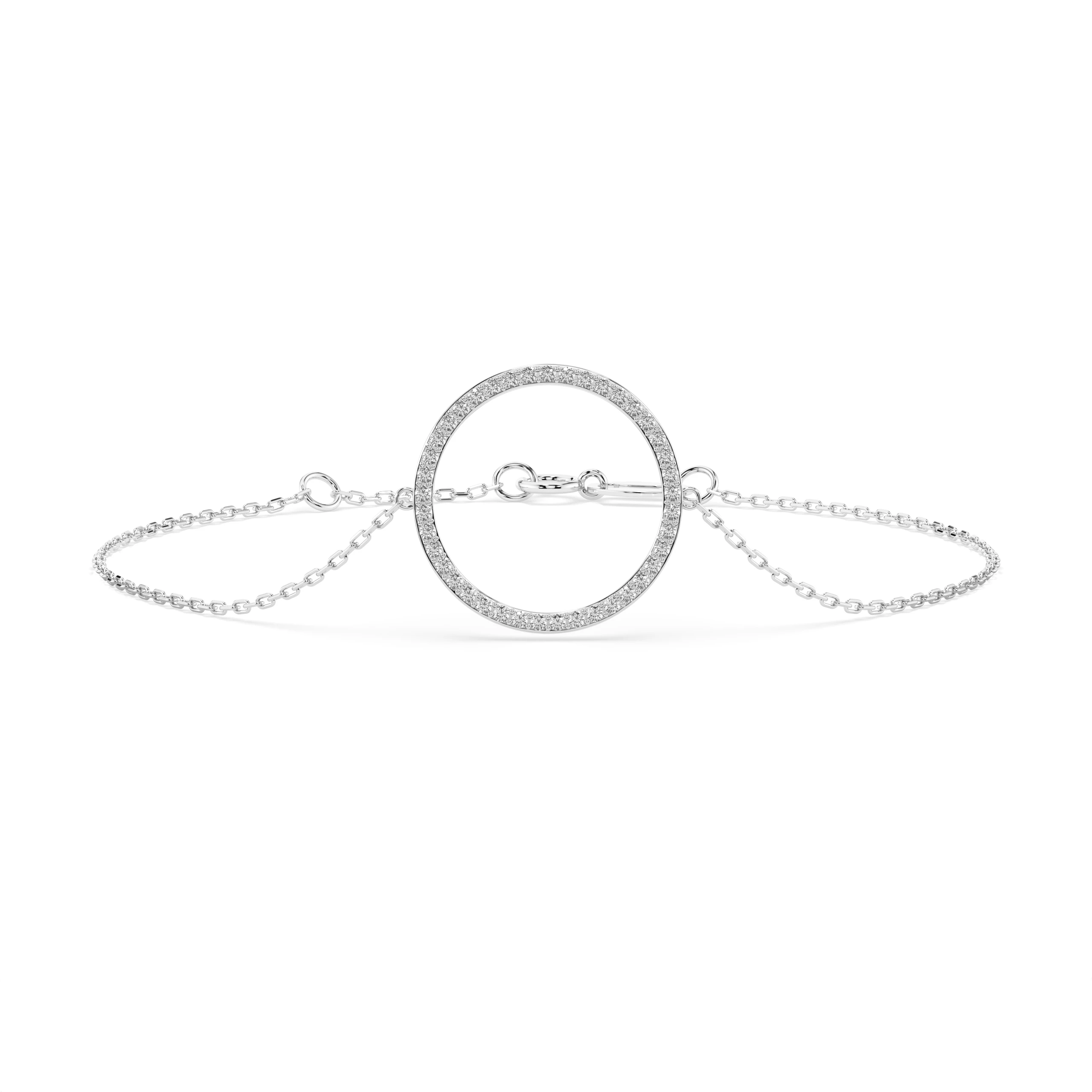 Bracelet Secret Nocturne Minimalisme ronde 0,21 ct — vue 1