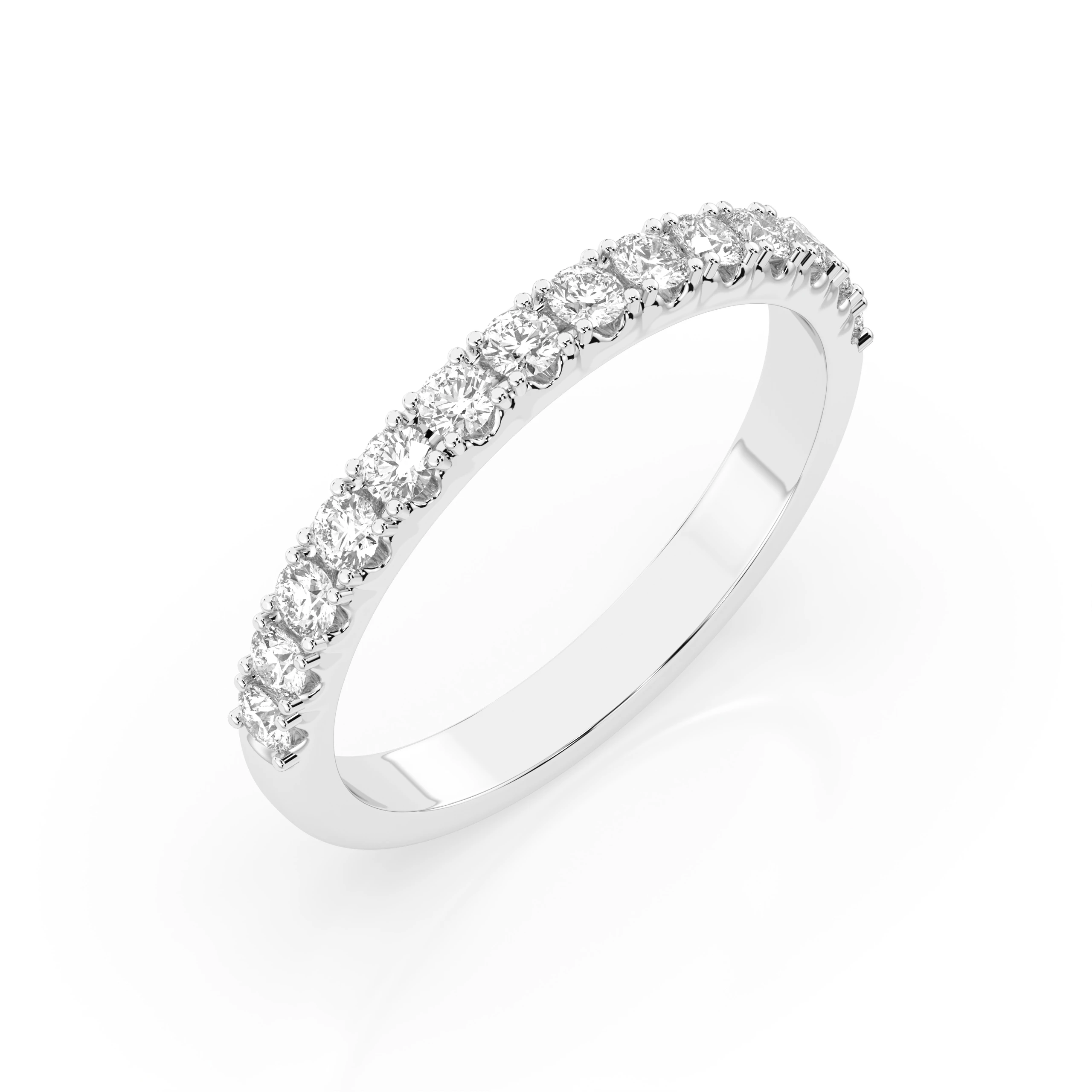 Bague Éclat Délicat Éternité ronde 0,42 ct — vue 1