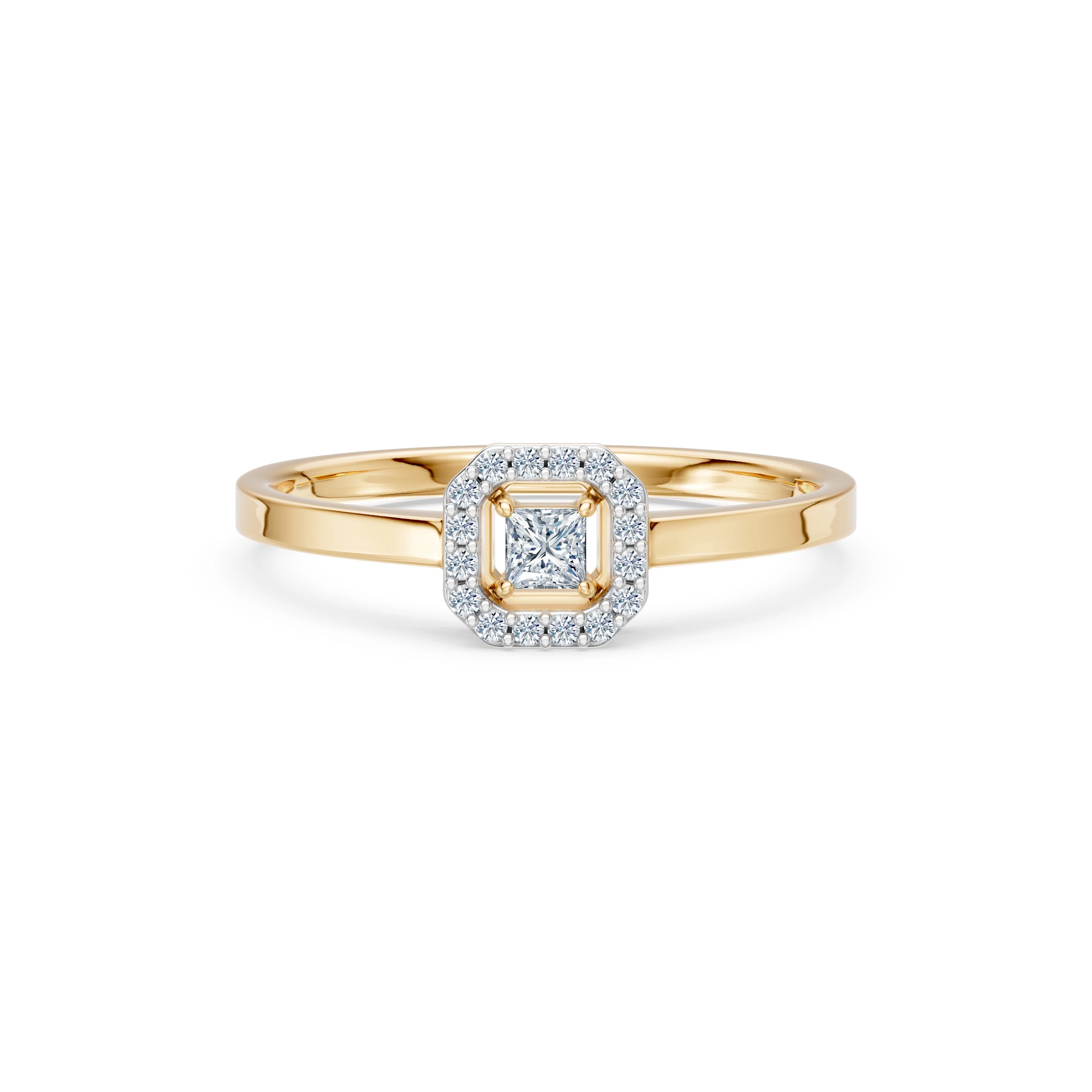 Bague Émotion Délicate Solitaire Éternité 0,17 ct · 3,0 mm — vue 6