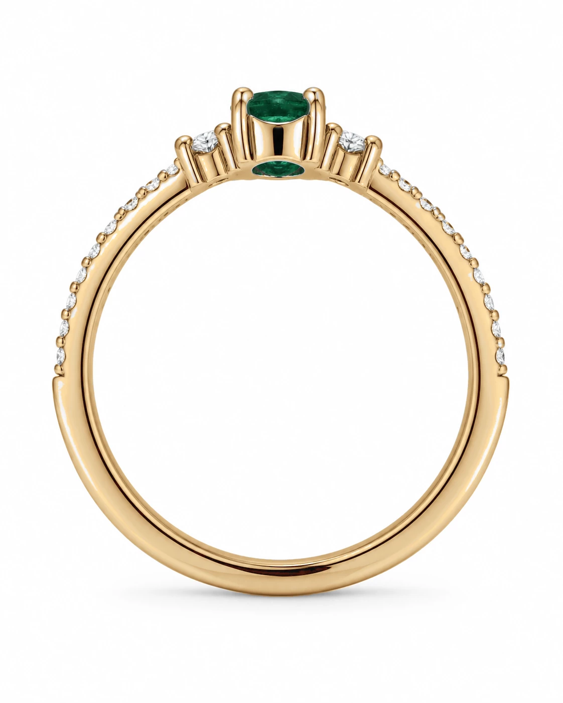 Bague Blason Éternel Pierre Précieuse 0,19 ct — vue 8