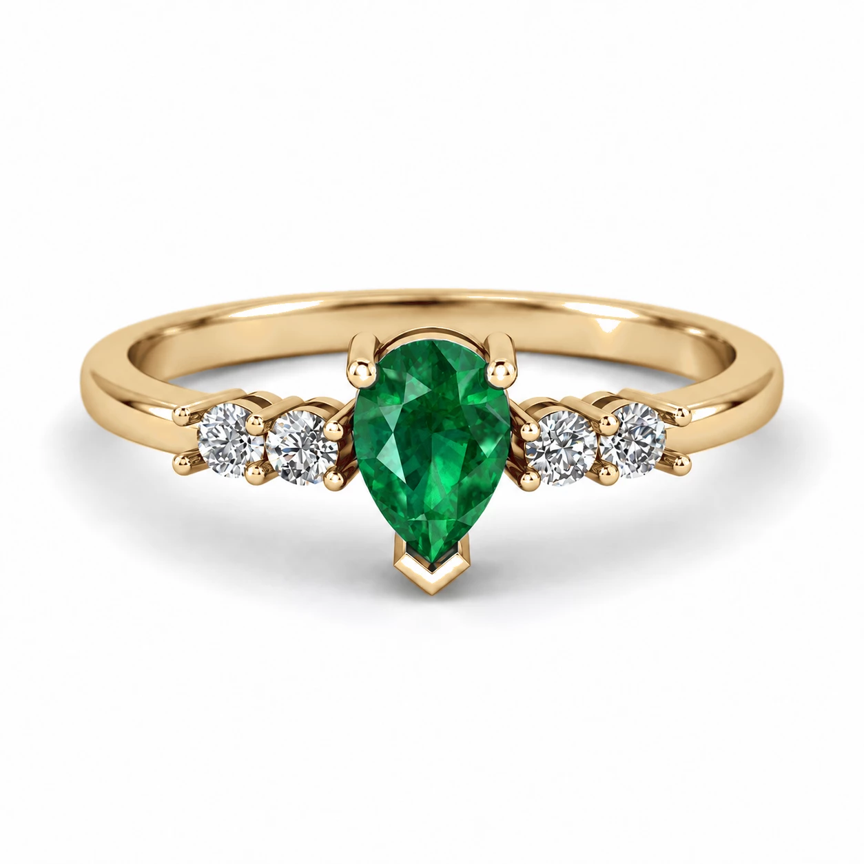 Bague Palais Sublime Pierre Précieuse poire 0,33 ct — vue 9