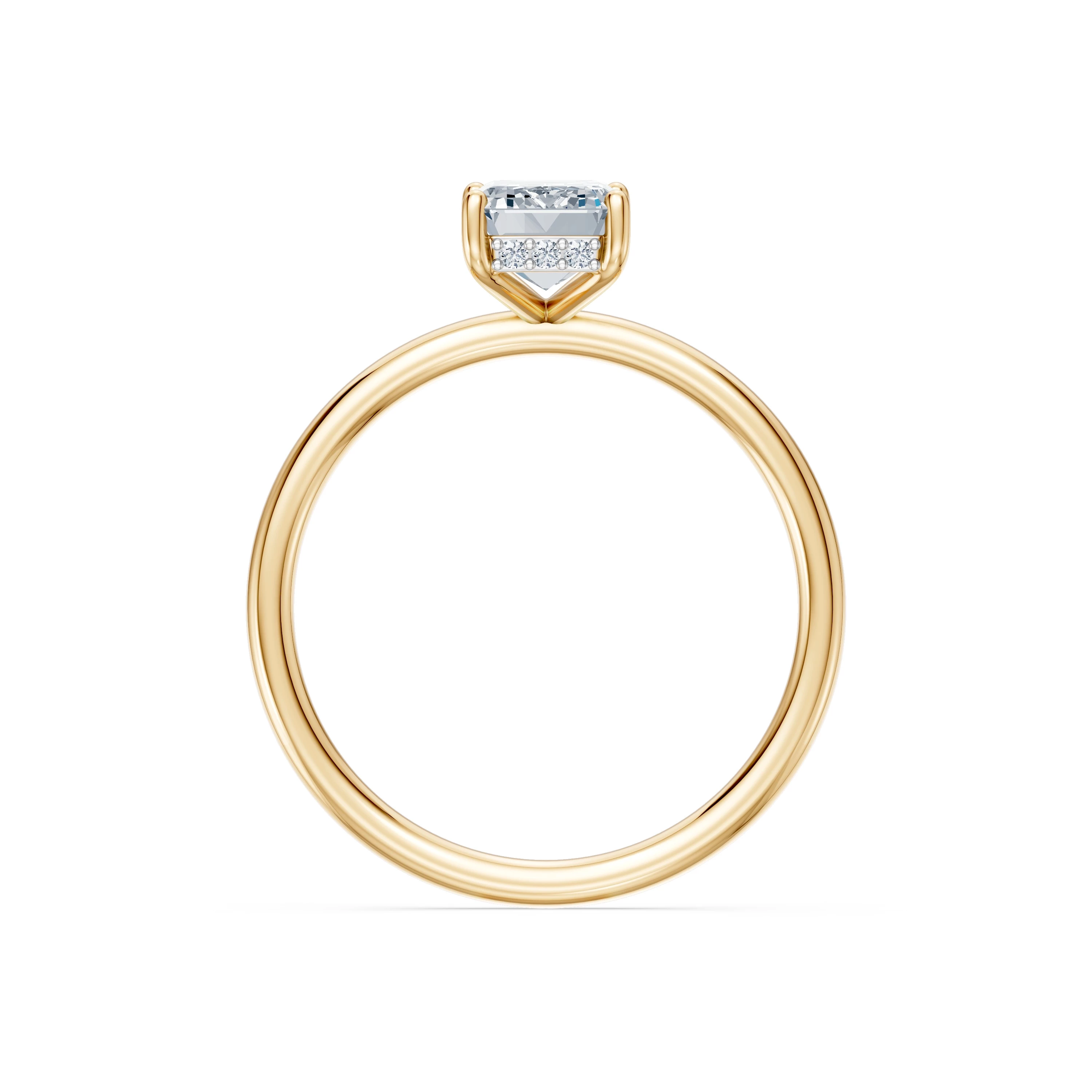Bague Raffinement Rare Solitaire émeraude 1,5 ct · 1,5 mm — vue 5