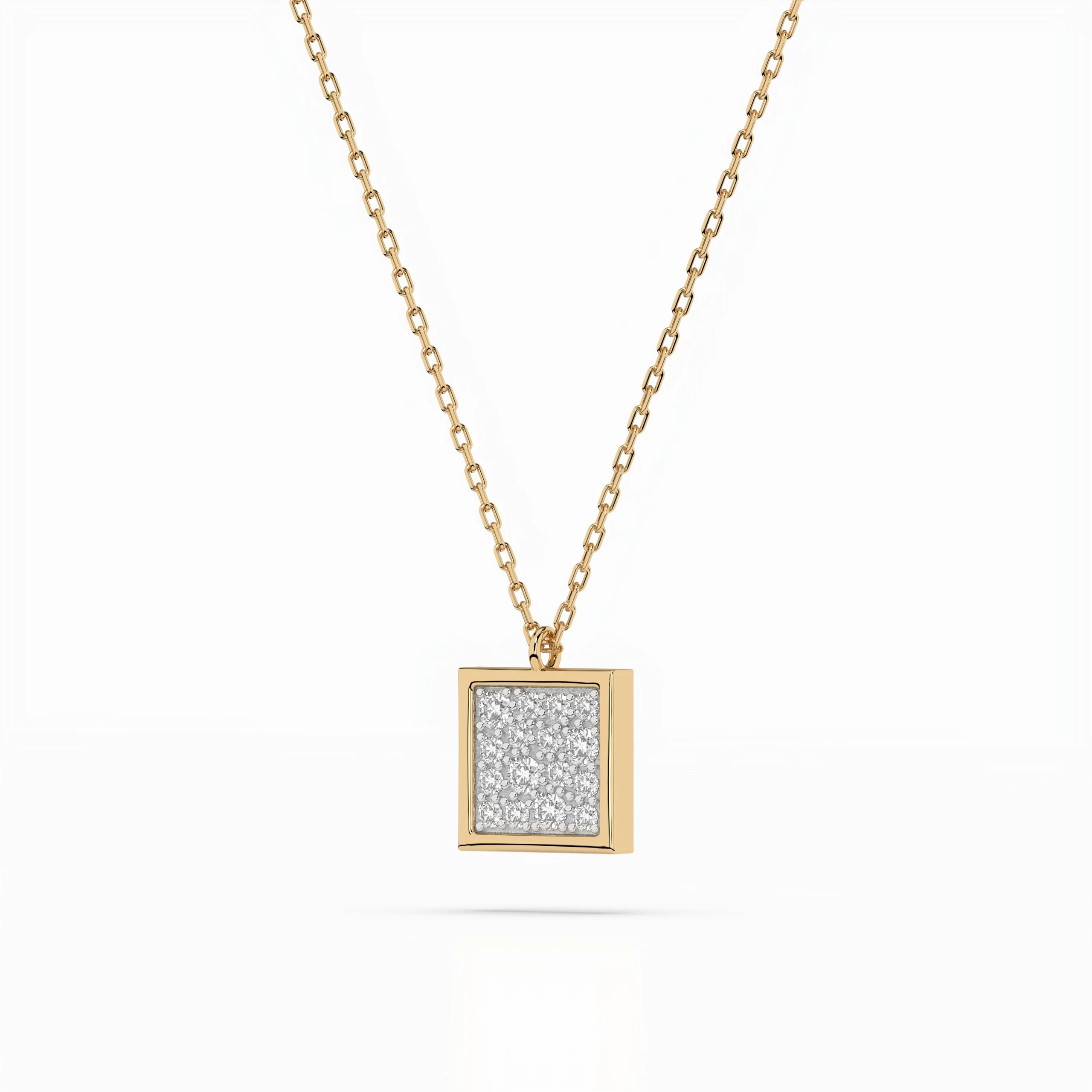 Collier Reflet Céleste Illusion ronde 0,07 ct — vue 5