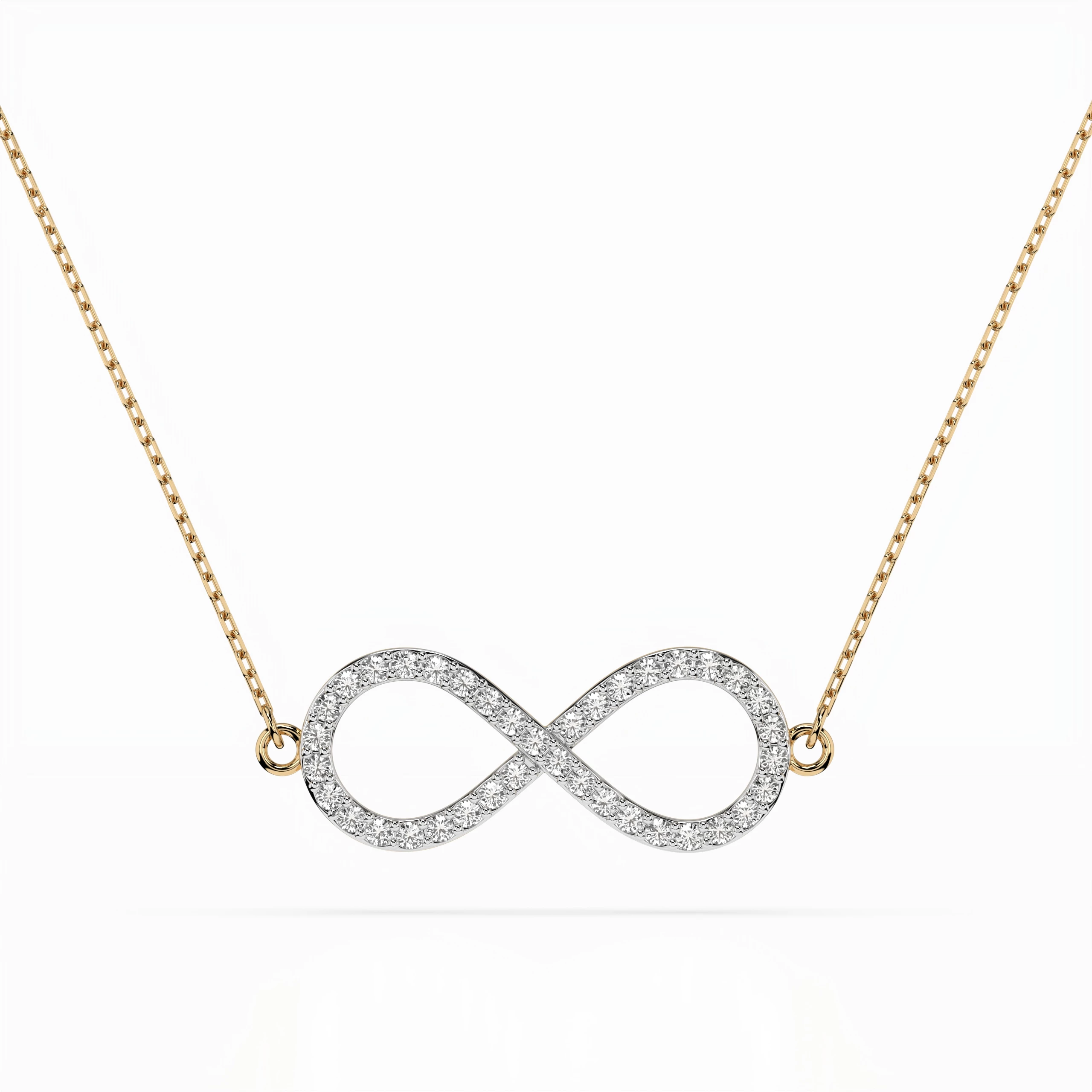 Collier Éclipse Interdite Minimalisme ronde 0,19 ct — vue 4