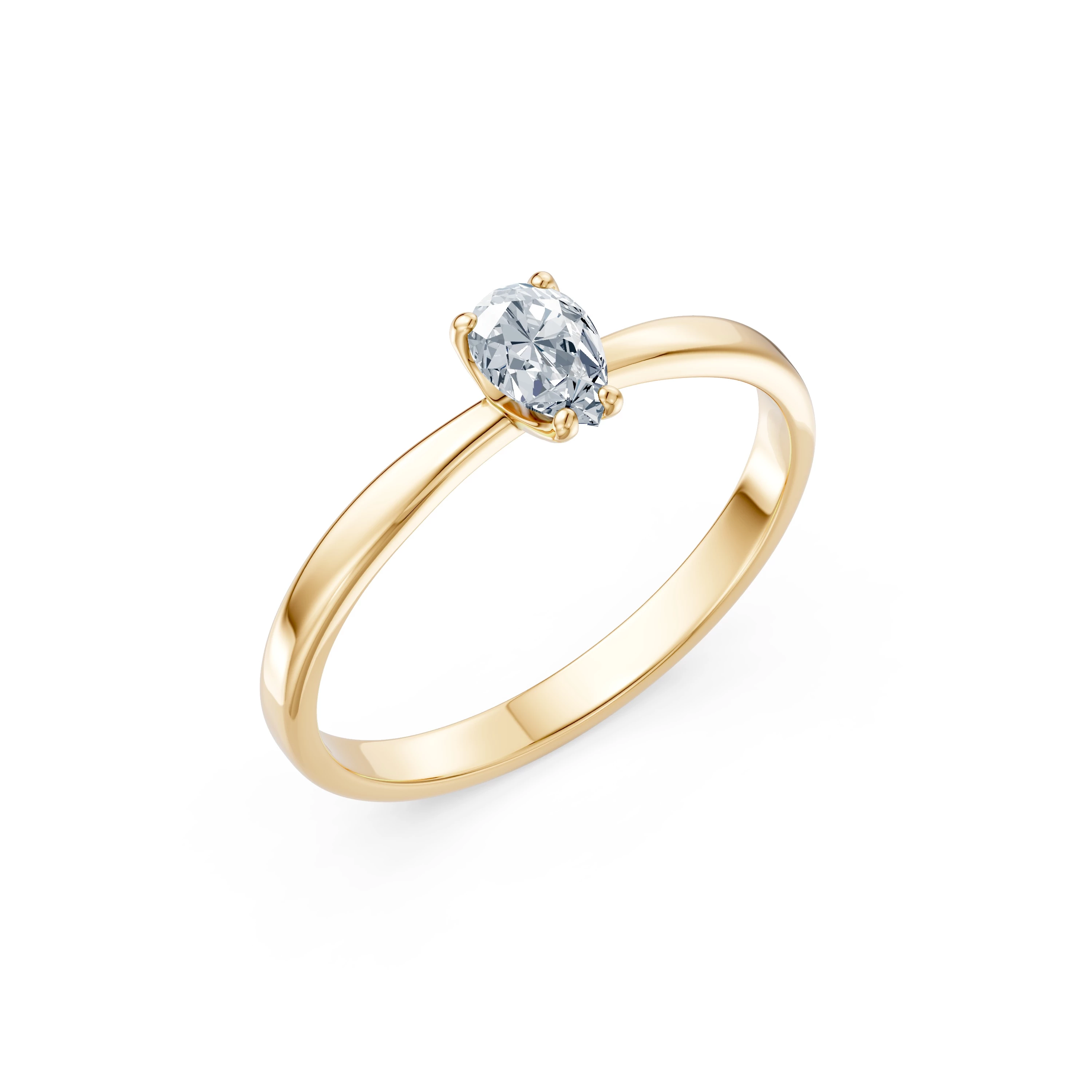 Bague Diadème Éternel Solitaire 0,3 ct — vue 4