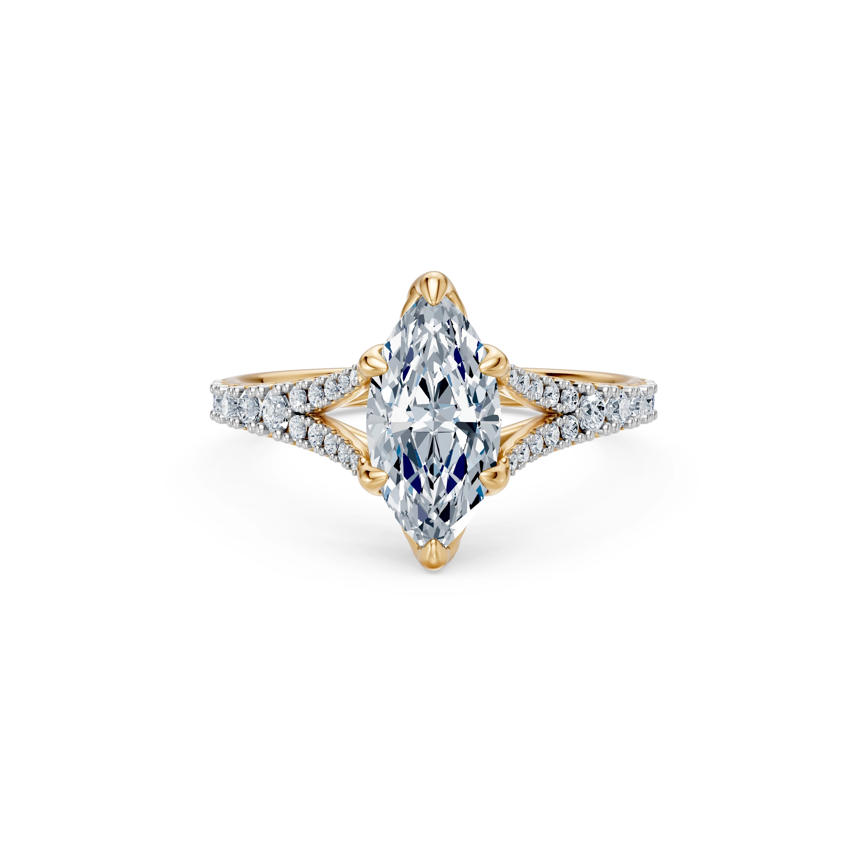 Bague Passion Éblouissante Solitaire Éternité marquise 1,5 ct · 1,5 mm — vue 6