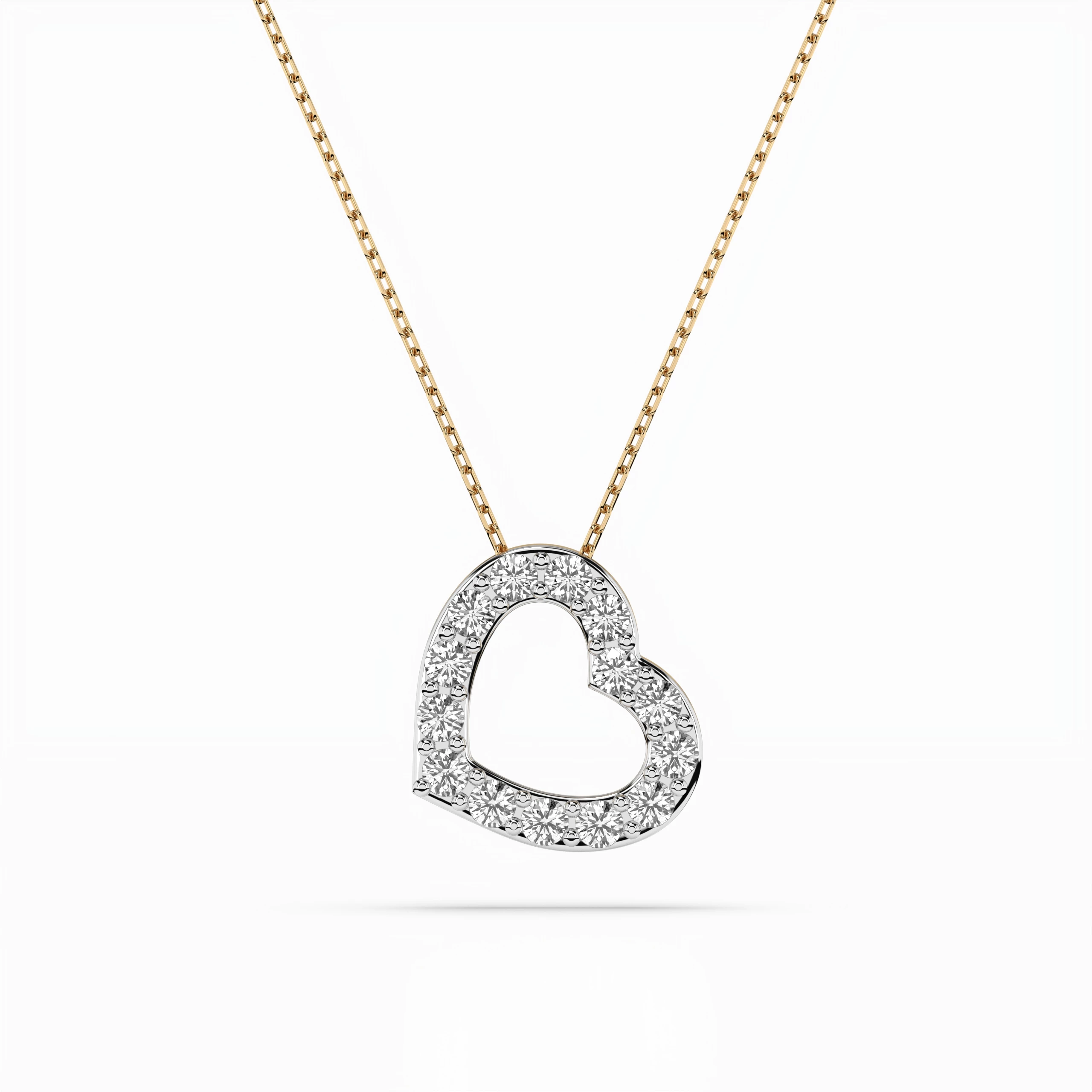 Collier Excellence Exquise Minimalisme ronde 0,35 ct — vue 4