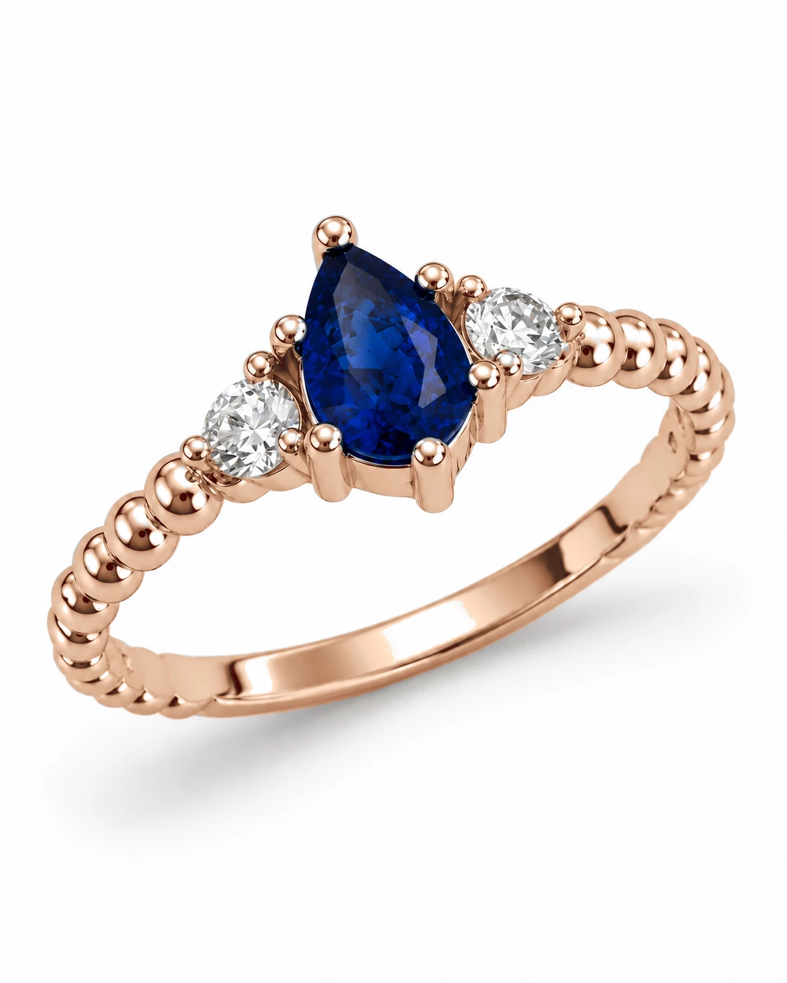 Bague Galaxie Étoilée Pierre Précieuse 0,5 ct — vue 1