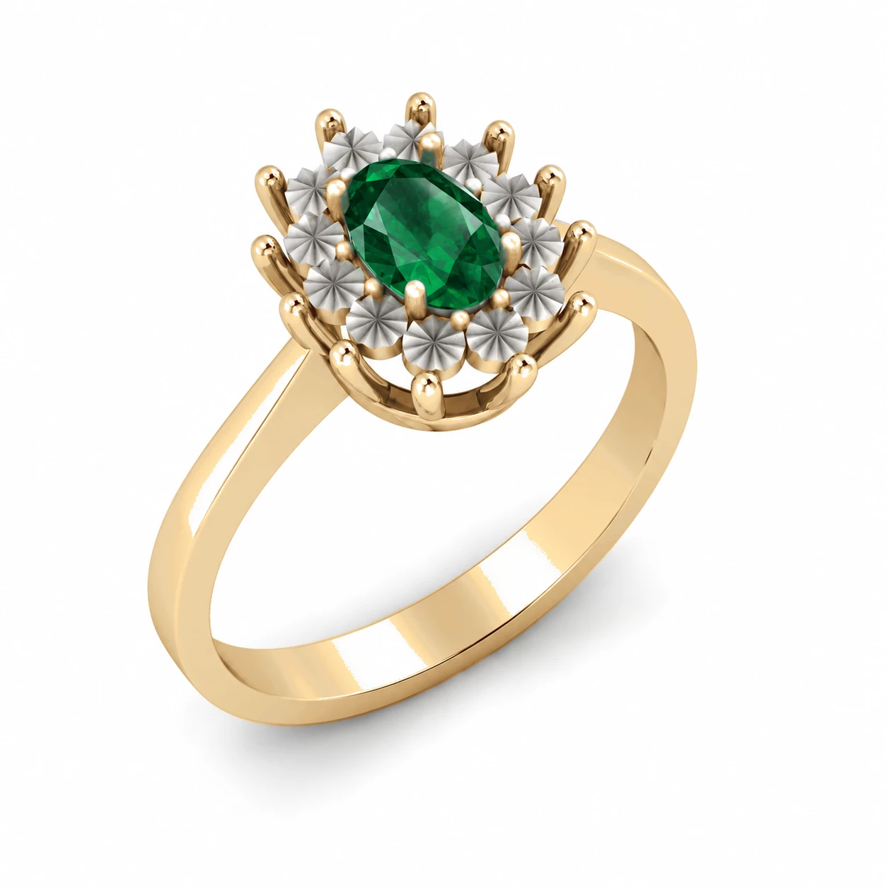 Bague Sceptre Magnifique Pierre Précieuse ovale 0,42 ct — vue 7