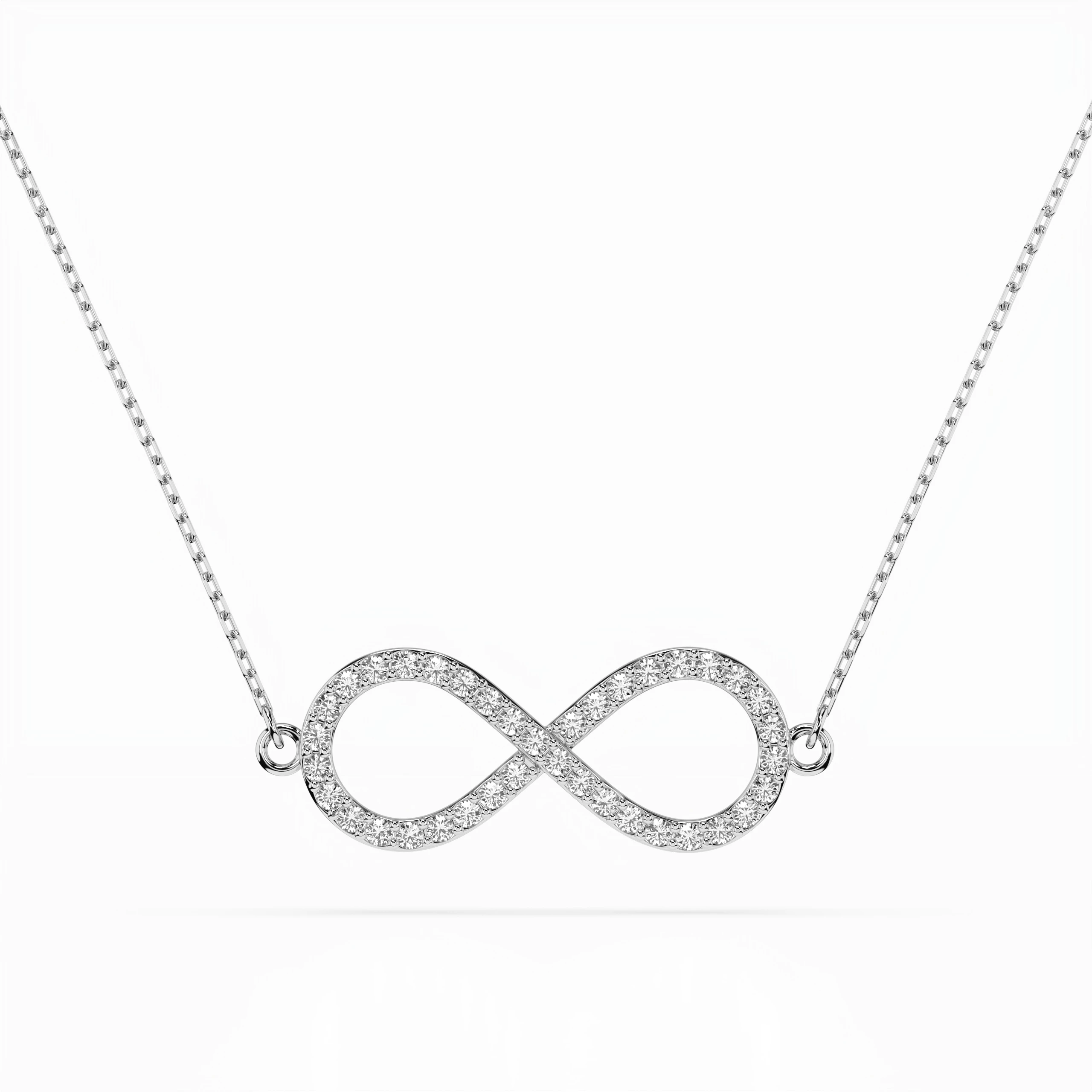 Collier Éclipse Interdite Minimalisme ronde 0,19 ct — vue 1