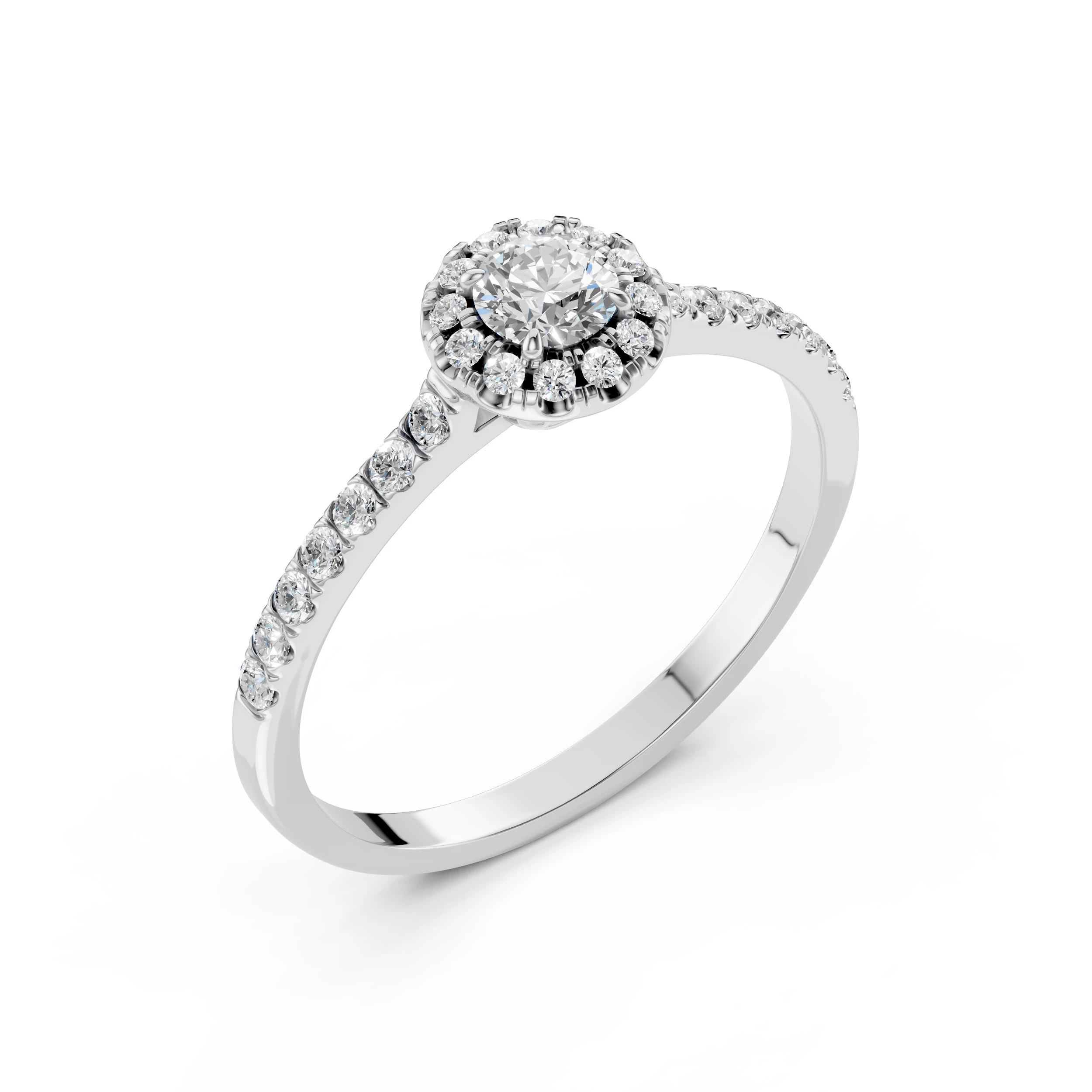 Bague Douceur Radieuse Solitaire Éternité ronde 0,25 ct · 4,0 mm — vue 1