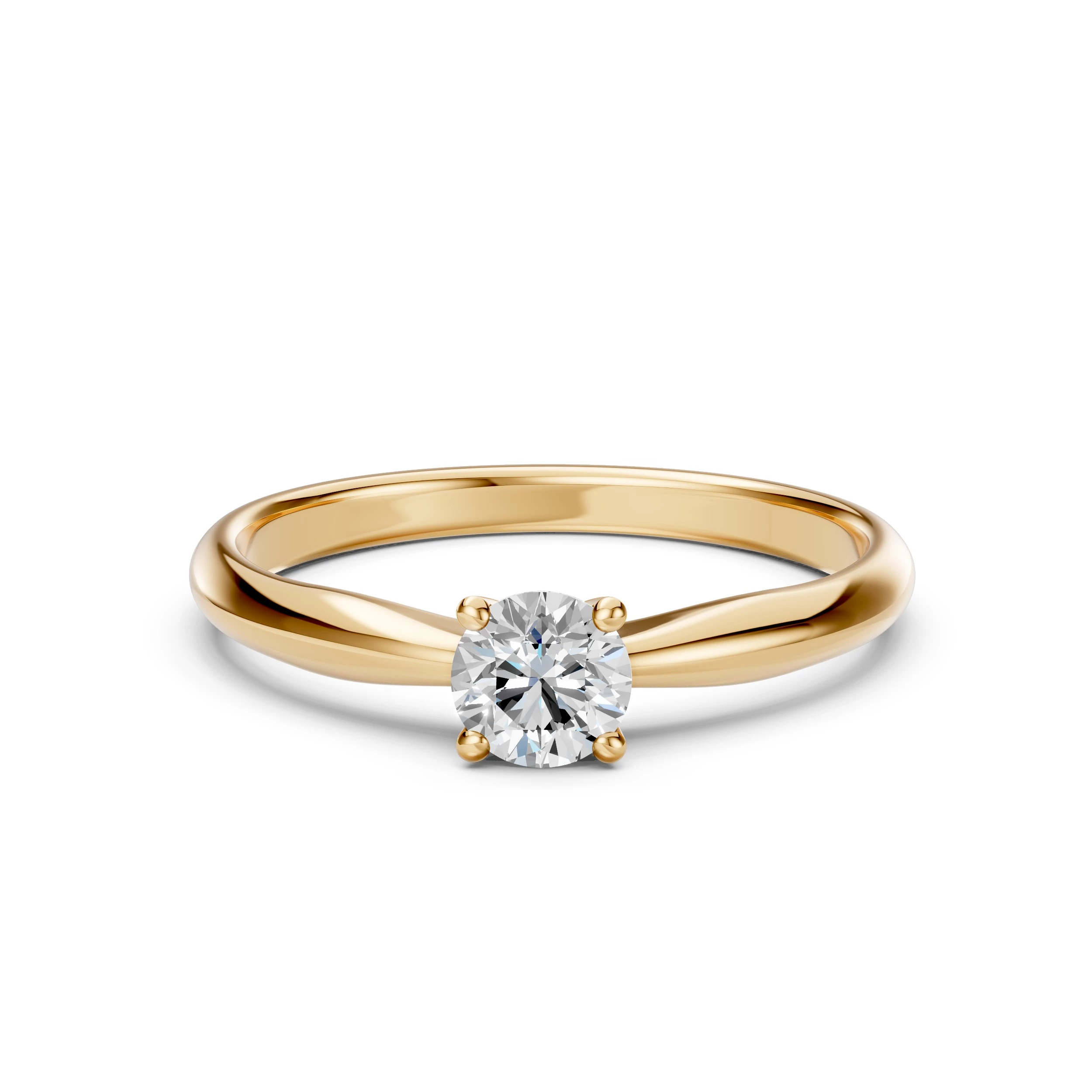 Bague Blason Radieux Solitaire ronde 0,4 ct · 4,7 mm — vue 6