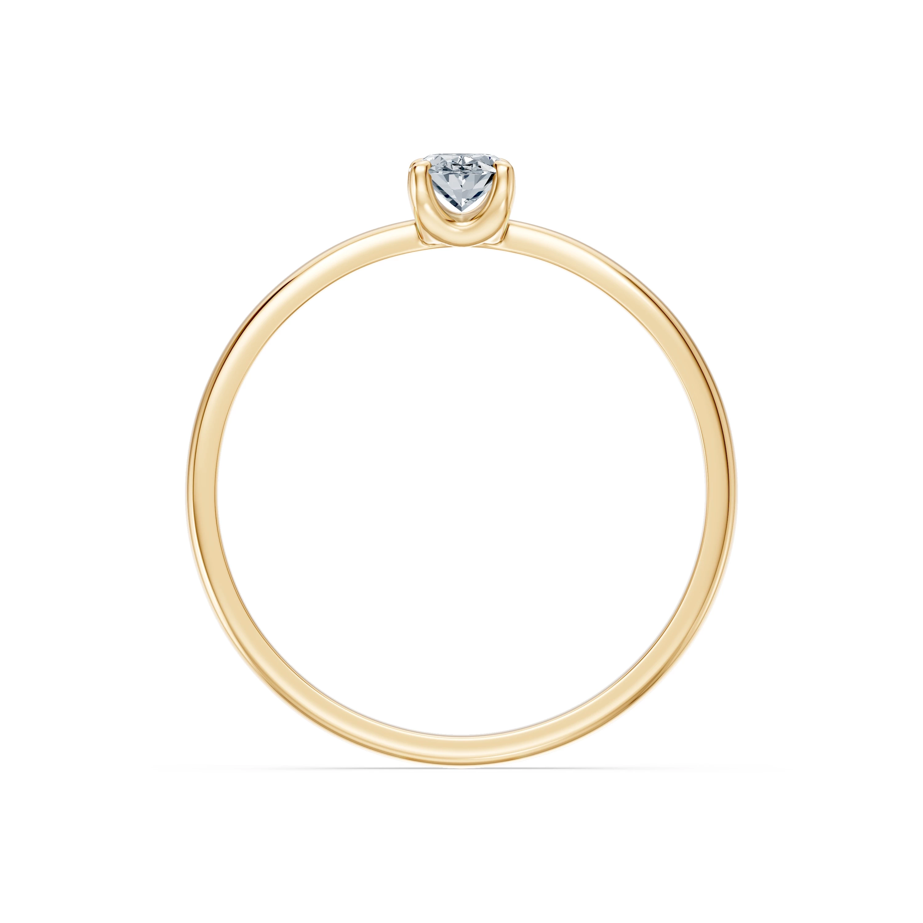 Bague Altesse Éblouissante Solitaire ovale 0,3 ct — vue 5