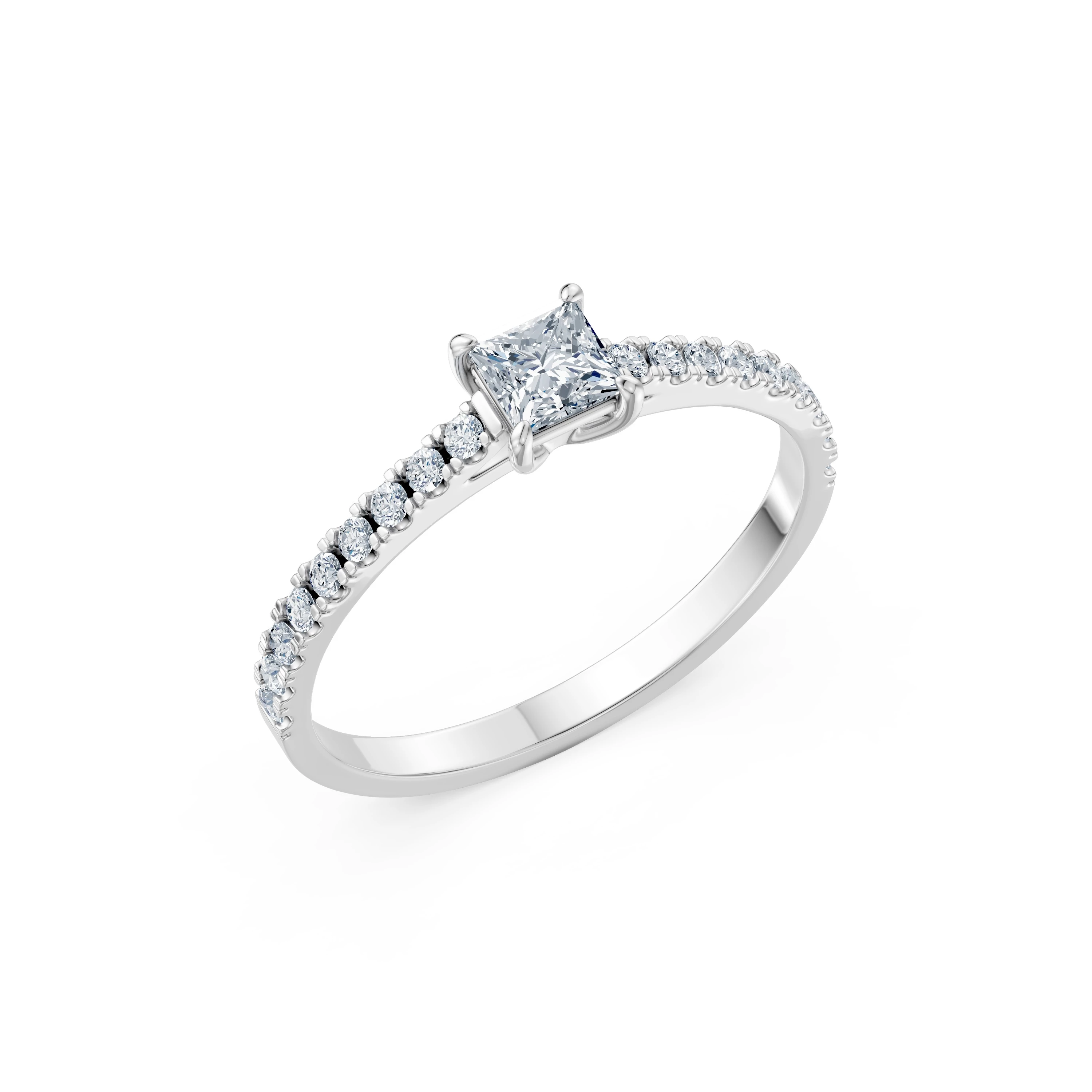 Bague Idylle Radieuse Solitaire Éternité 0,3 ct — vue 1