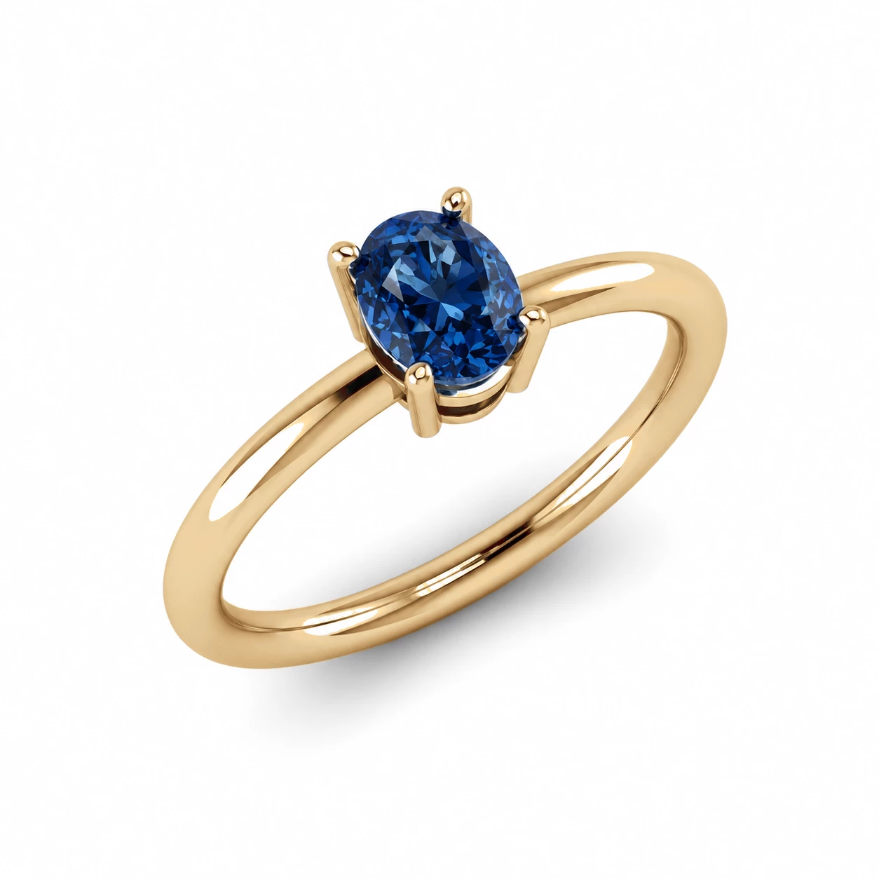 Bague Rosée Lumineuse Pierre Précieuse ovale 1,02 ct — vue 7