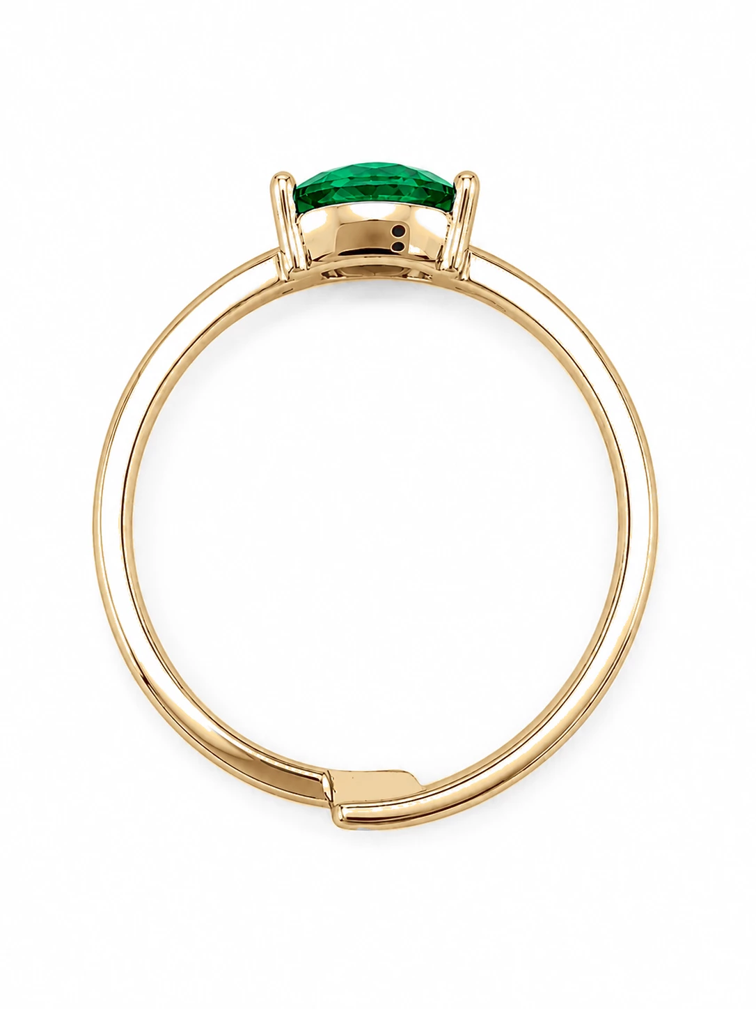 Bague Impératrice Éblouissante Pierre Précieuse 0,33 ct — vue 8