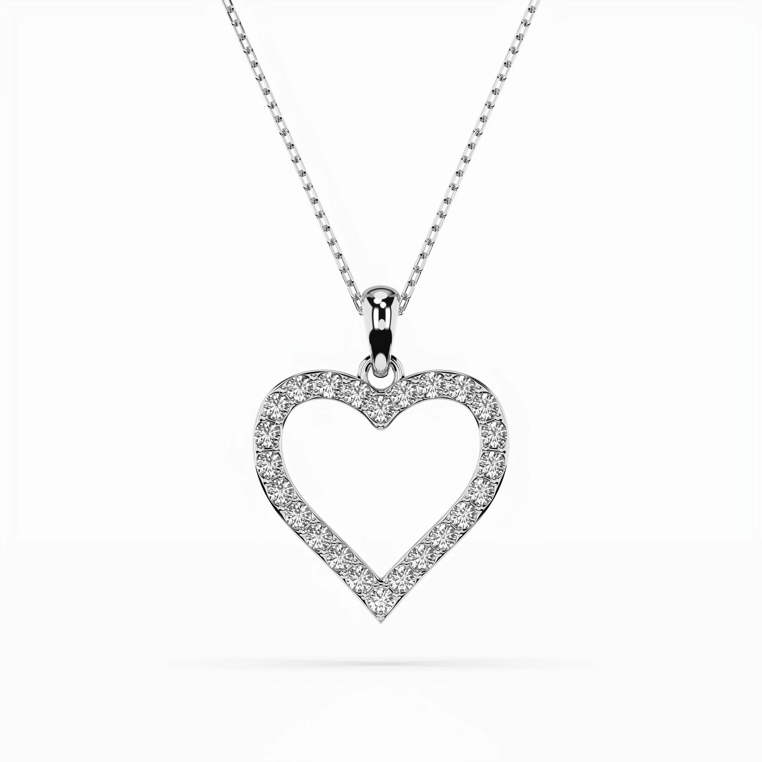 Collier Passion Impériale Minimalisme ronde 0,31 ct — vue 1