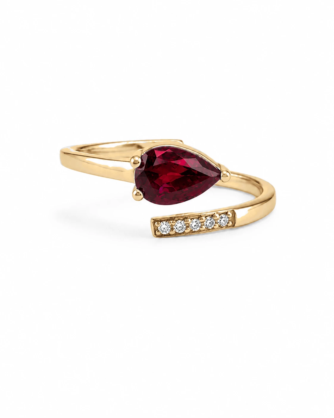 Bague Lien Sincère Pierre Précieuse 0,5 ct — vue 7