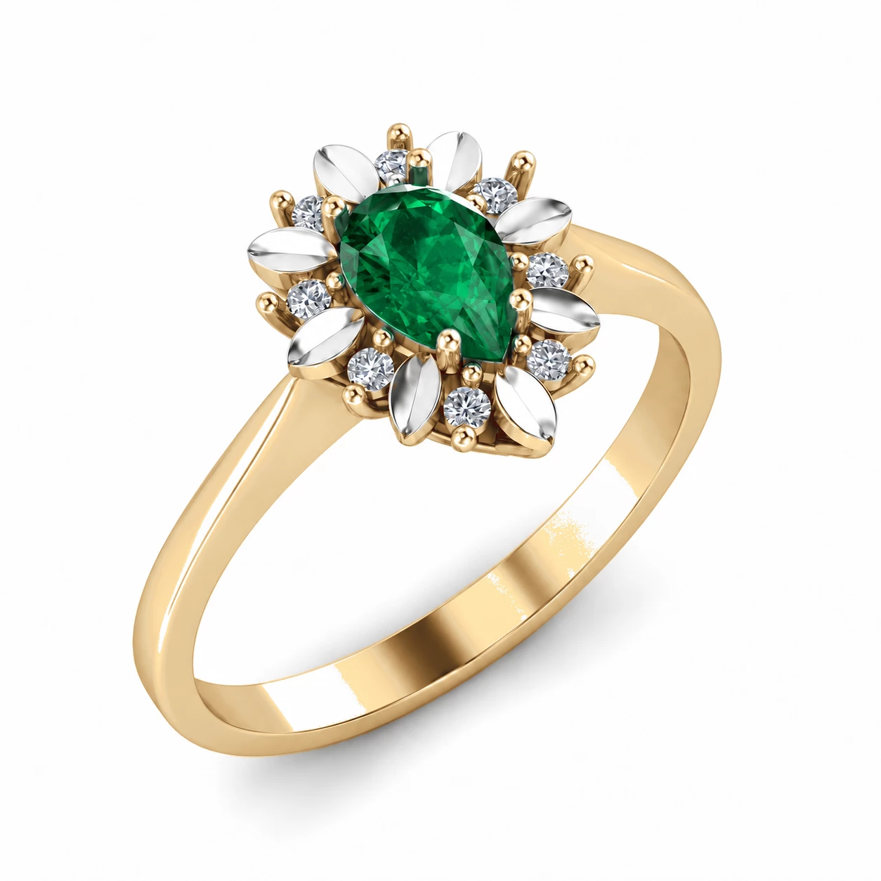 Bague Noblesse Magnifique Pierre Précieuse poire 0,33 ct — vue 7