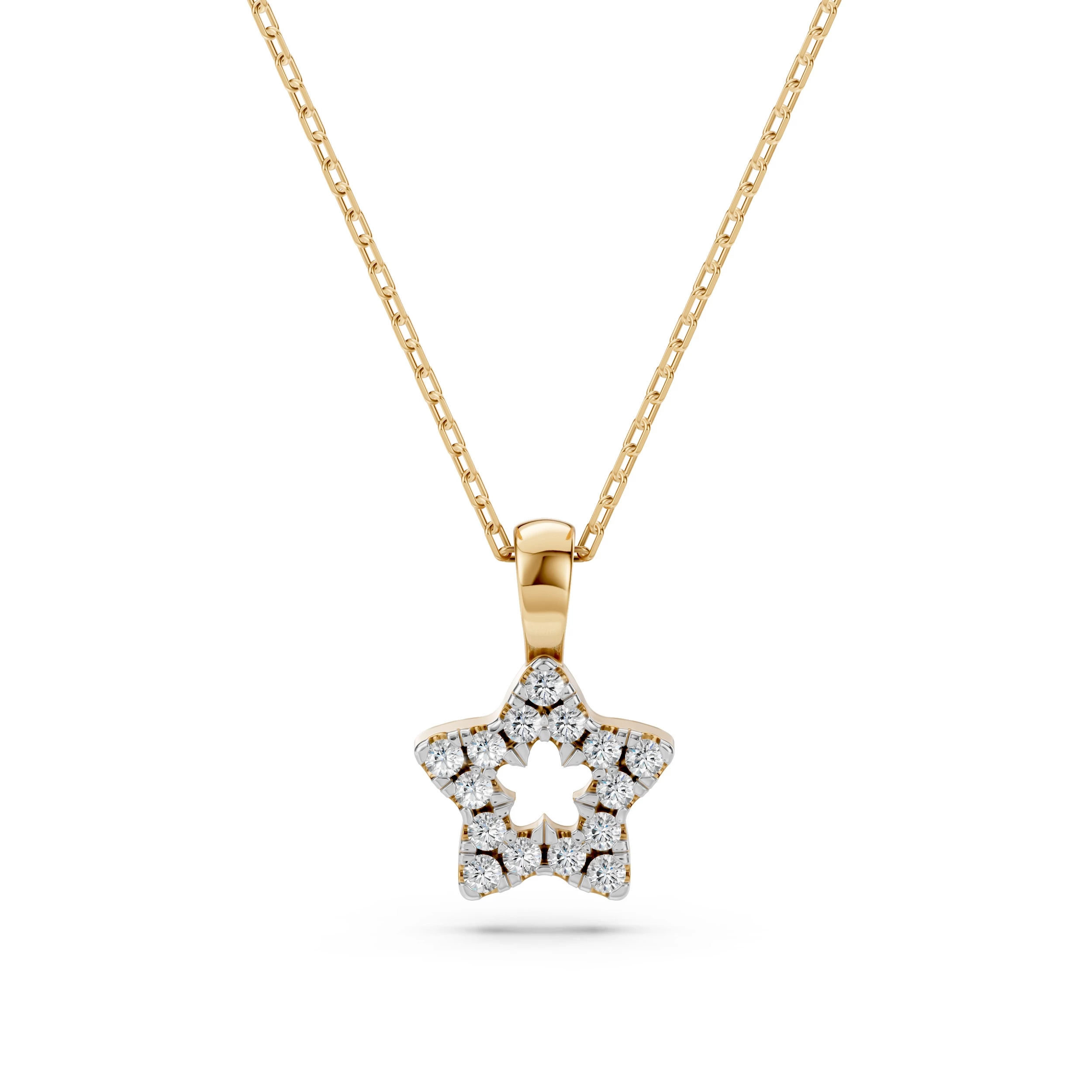 Collier Exception Rare Minimalisme ronde 0,08 ct — vue 4