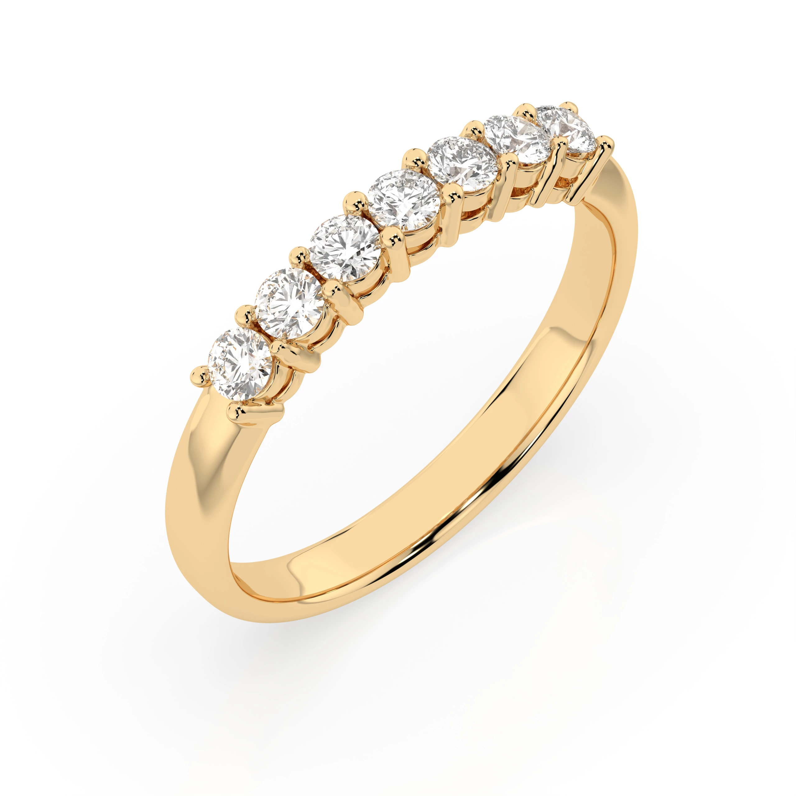 Bague Souvenir Précieux Éternité ronde 0,42 ct — vue 4