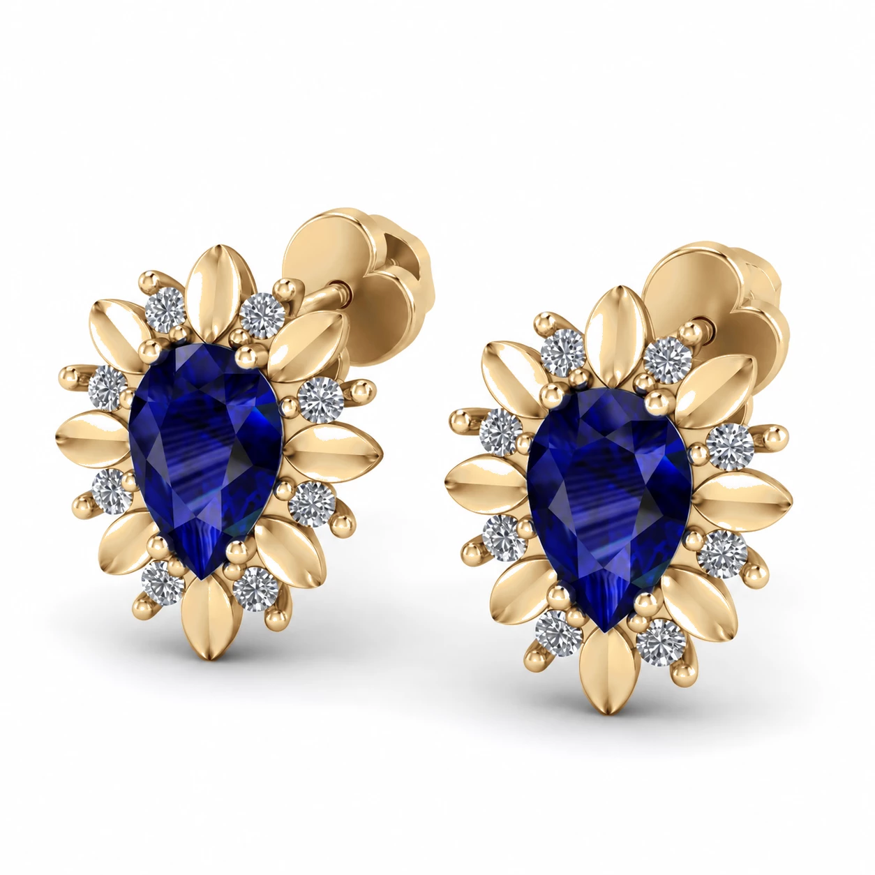 Boucles d'oreilles Nébuleuse Infinie Pierre Précieuse 1 ct — vue 7