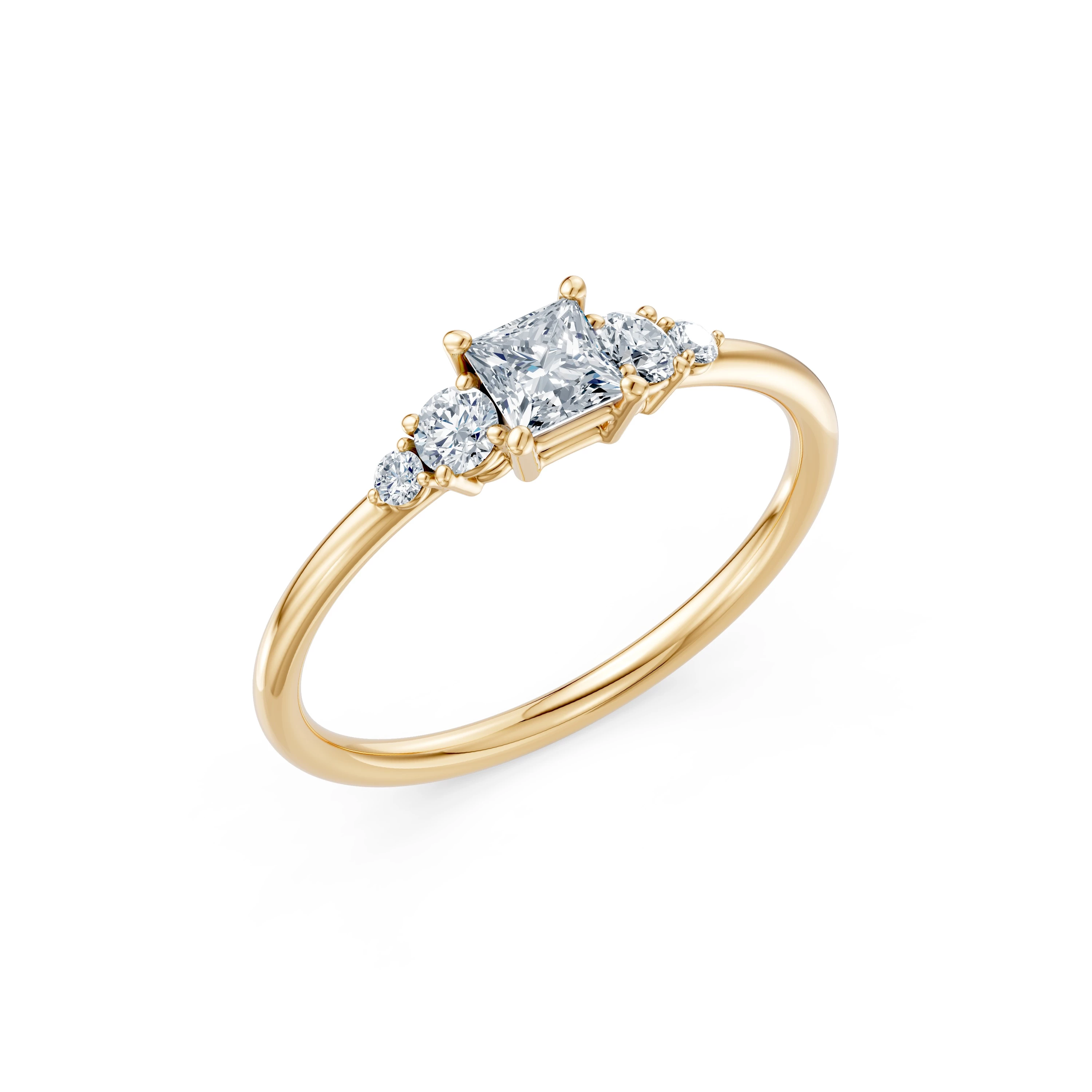 Bague Désir Précieux Solitaire Éternité 0,3 ct — vue 4