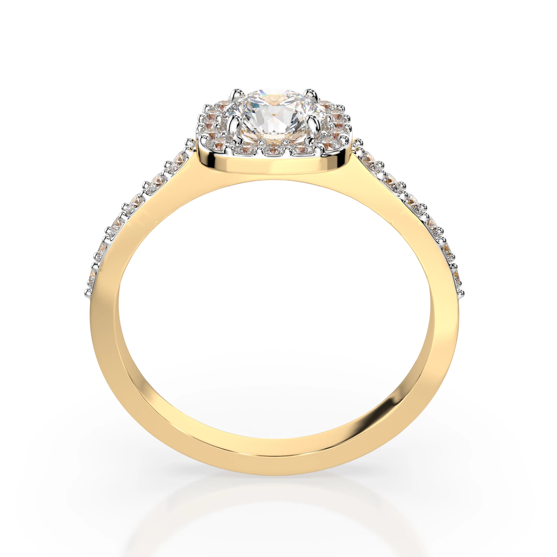 Bague Bonheur Intemporel Solitaire Éternité ronde 0,5 ct · 5,1 mm — vue 5