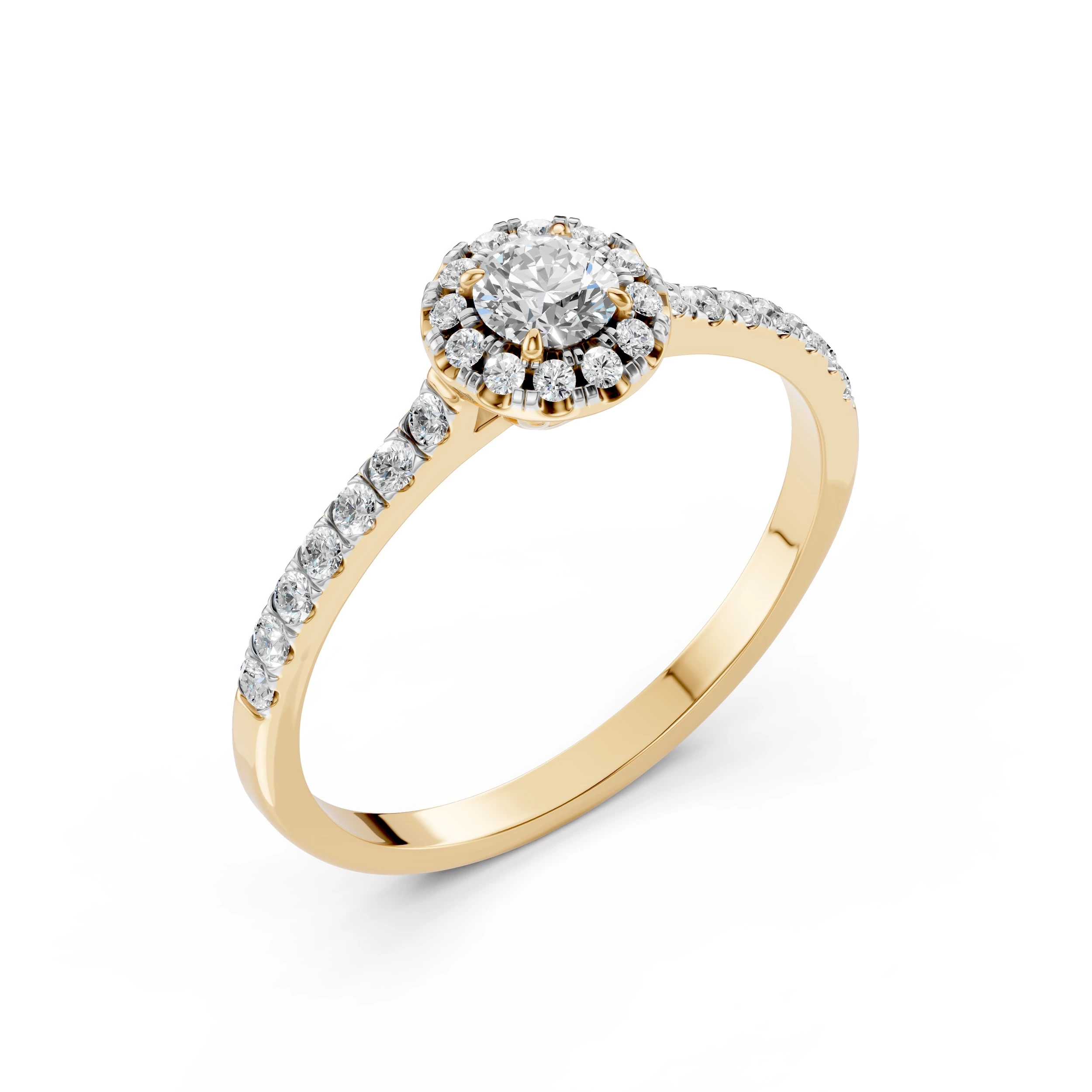 Bague Douceur Radieuse Solitaire Éternité ronde 0,25 ct · 4,0 mm — vue 4