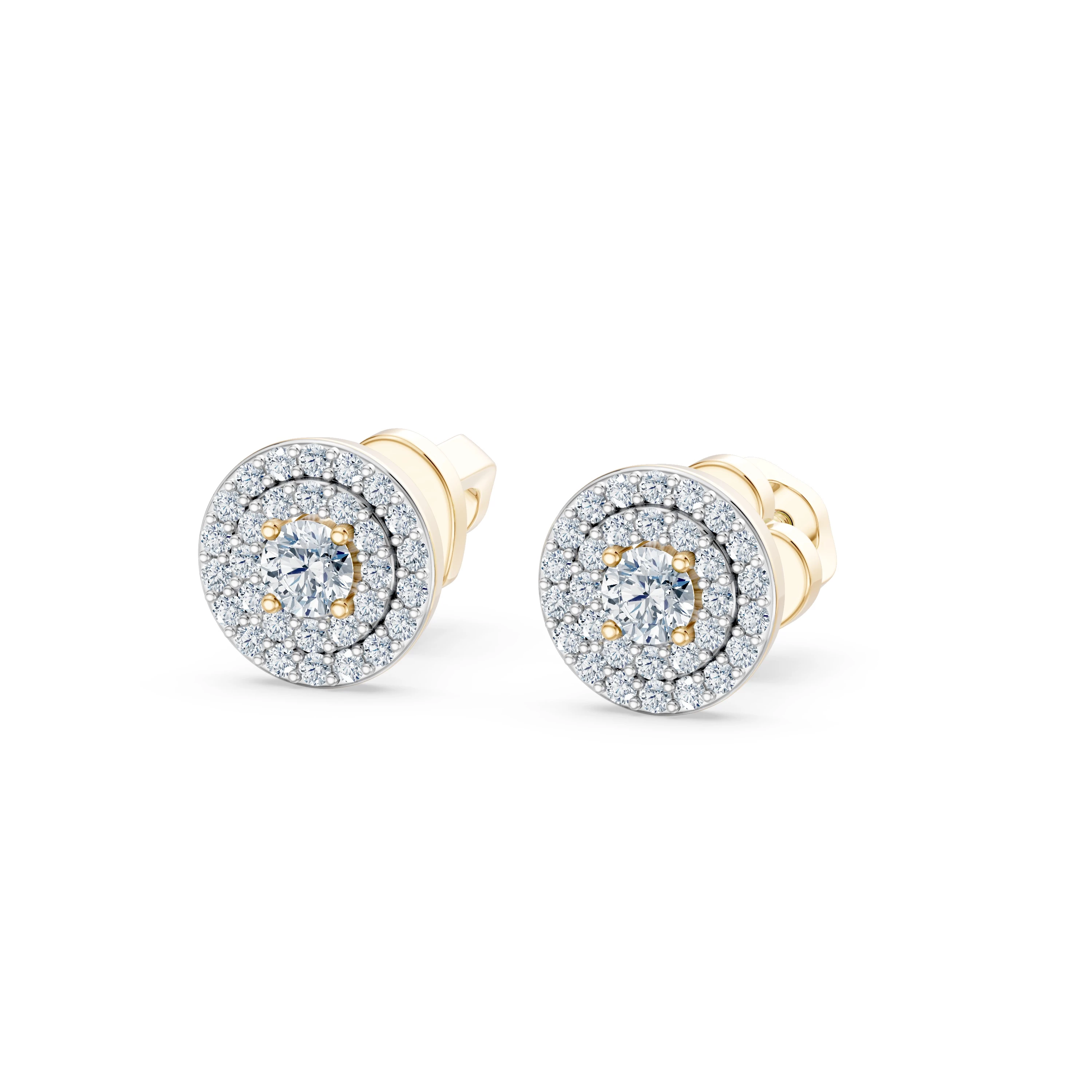 Boucles d'oreilles Rosée Céleste Illusion 0,09 ct — vue 5