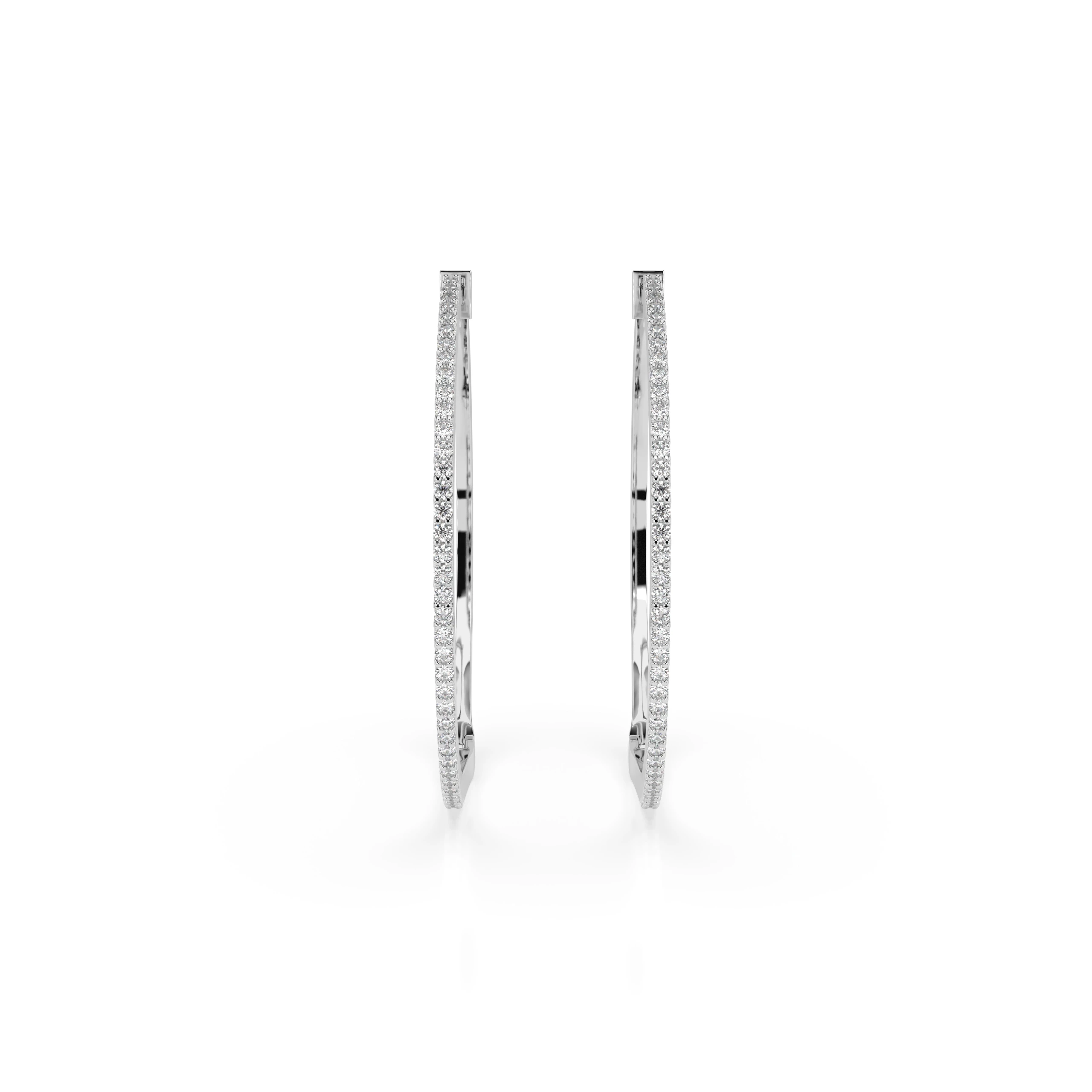 Boucles d'oreilles Vœu Précieux Éternité ronde 0,38 ct — vue 1