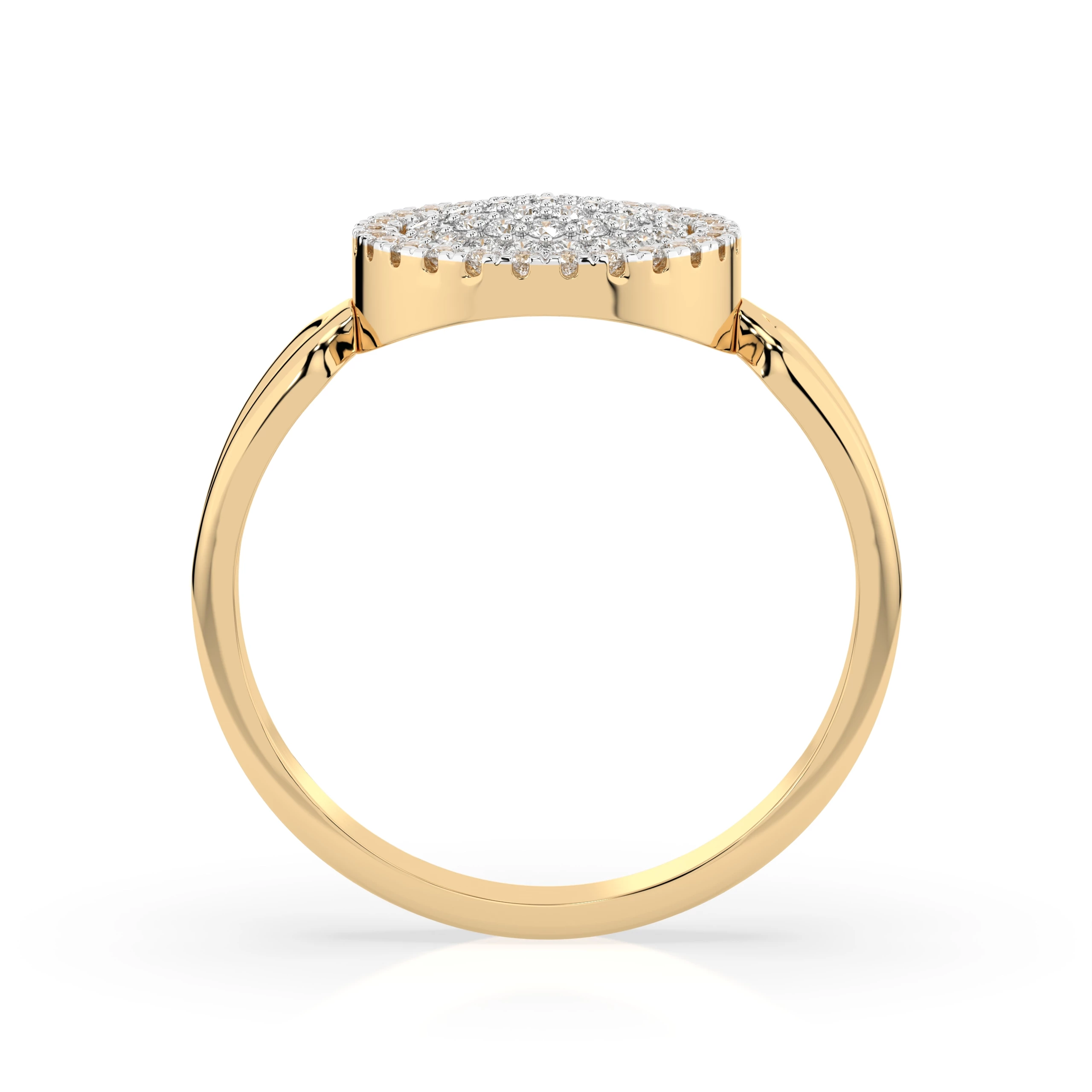 Bague Rayon Cristallin Illusion ronde 0,15 ct — vue 5