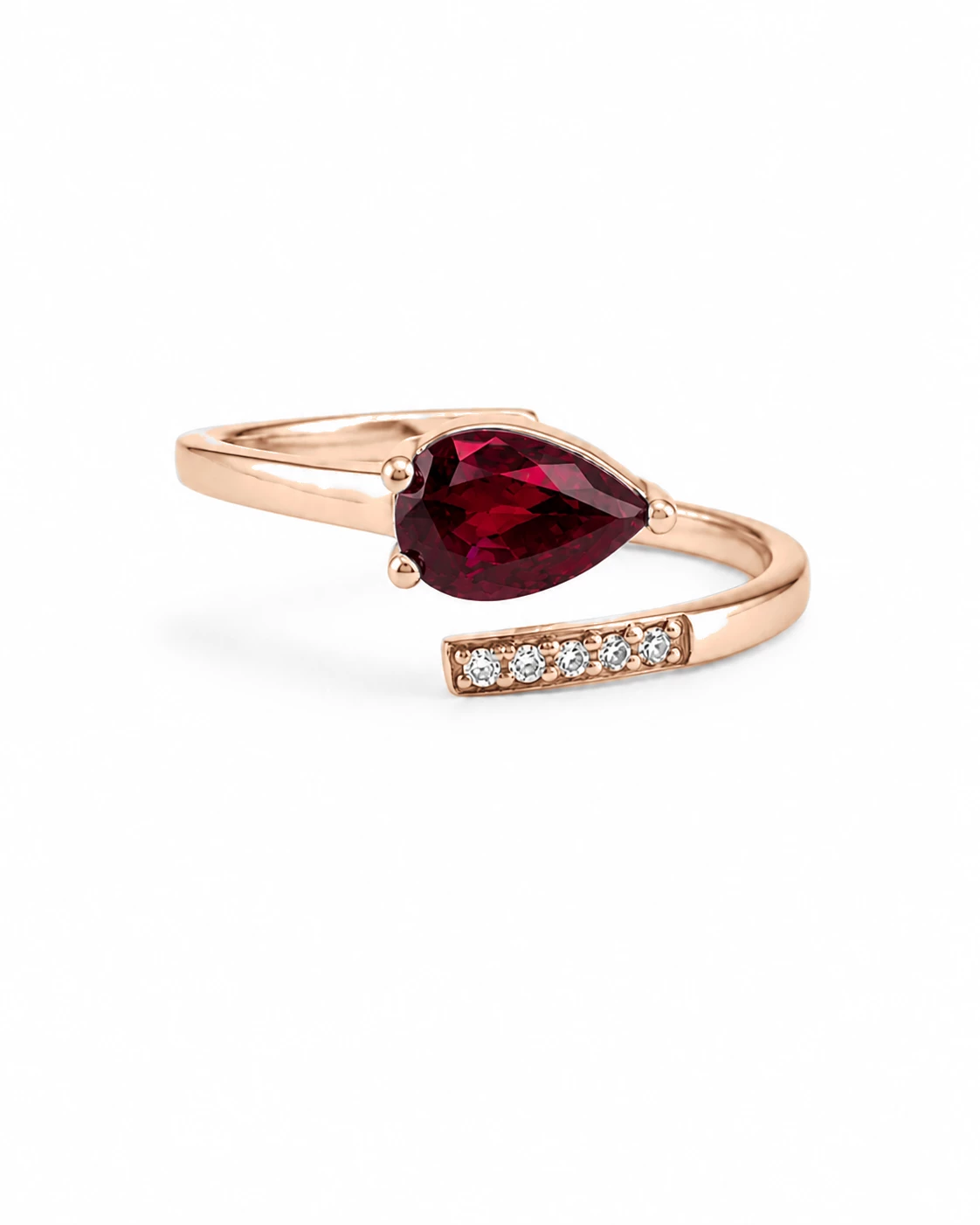 Bague Lien Sincère Pierre Précieuse 0,5 ct — vue 1