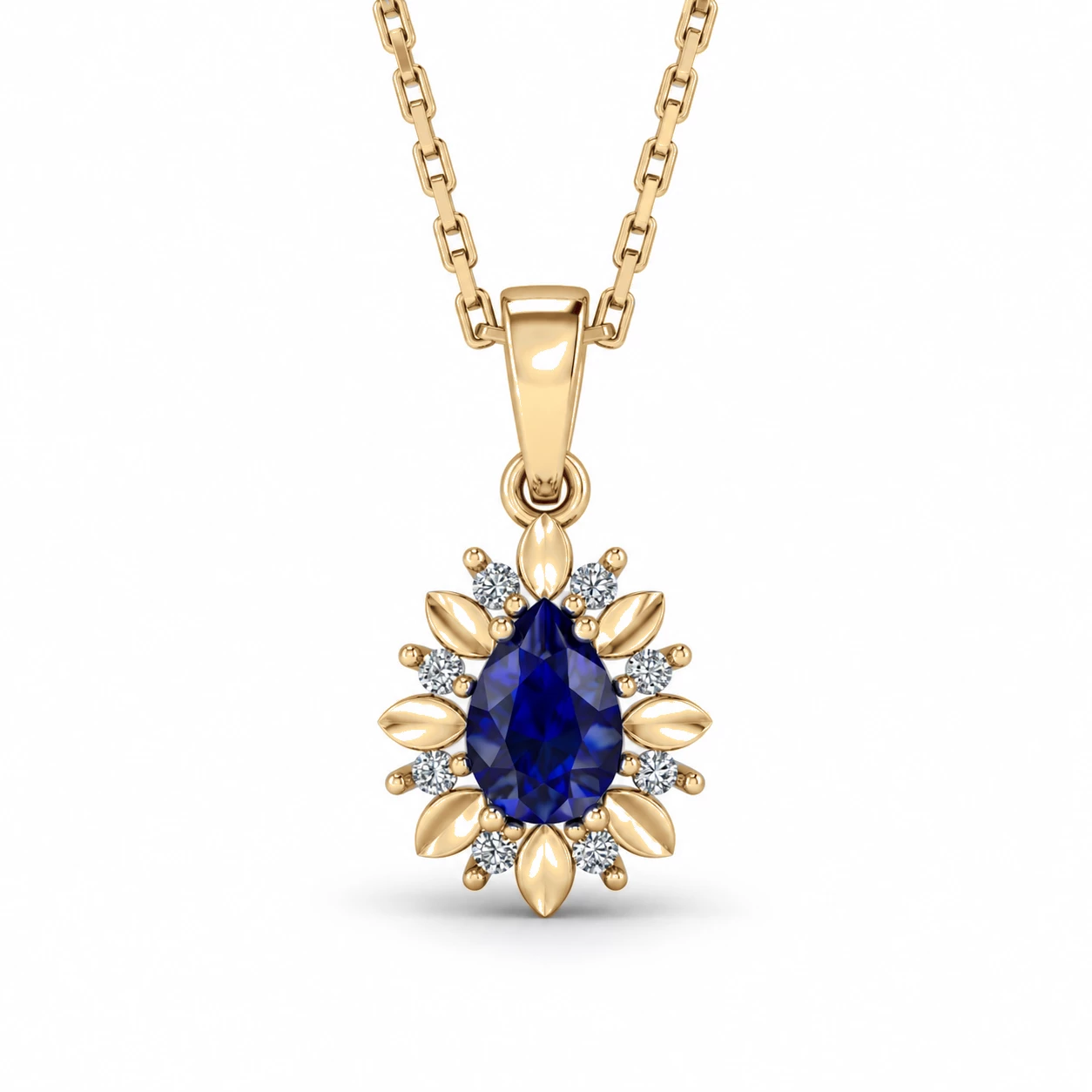 Collier Ciel Infini Pierre Précieuse poire 0,5 ct — vue 7