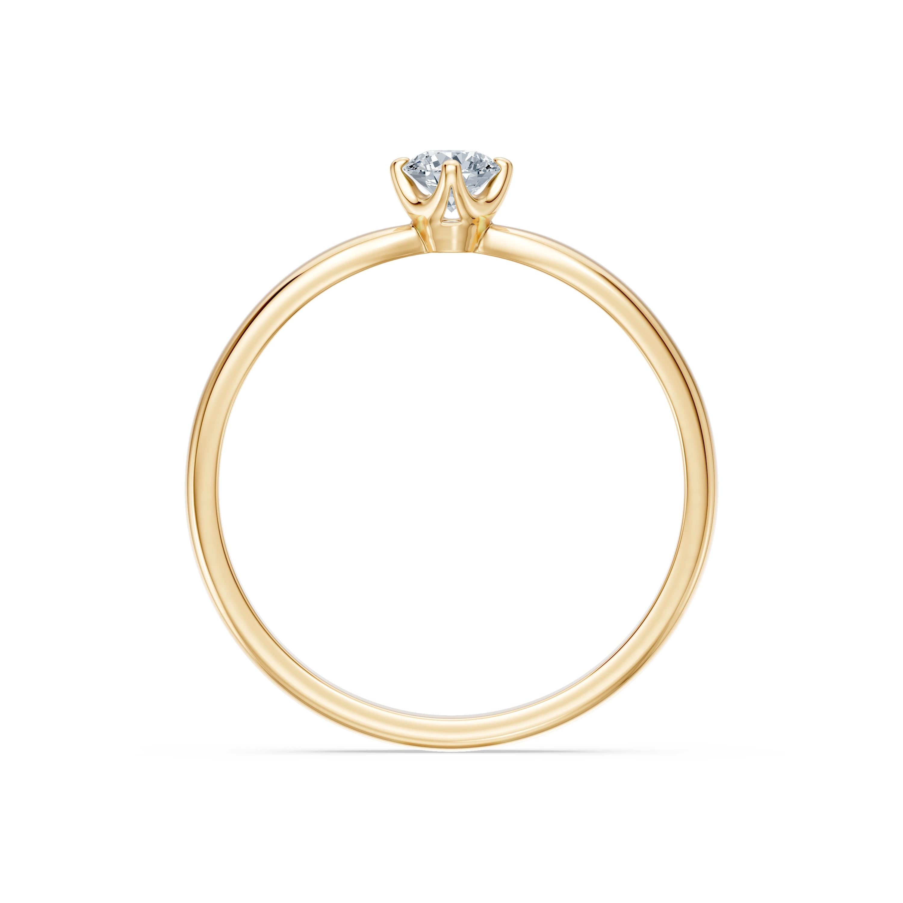 Bague Joyau Éternel Solitaire 0,2 ct · 3,7 mm — vue 5