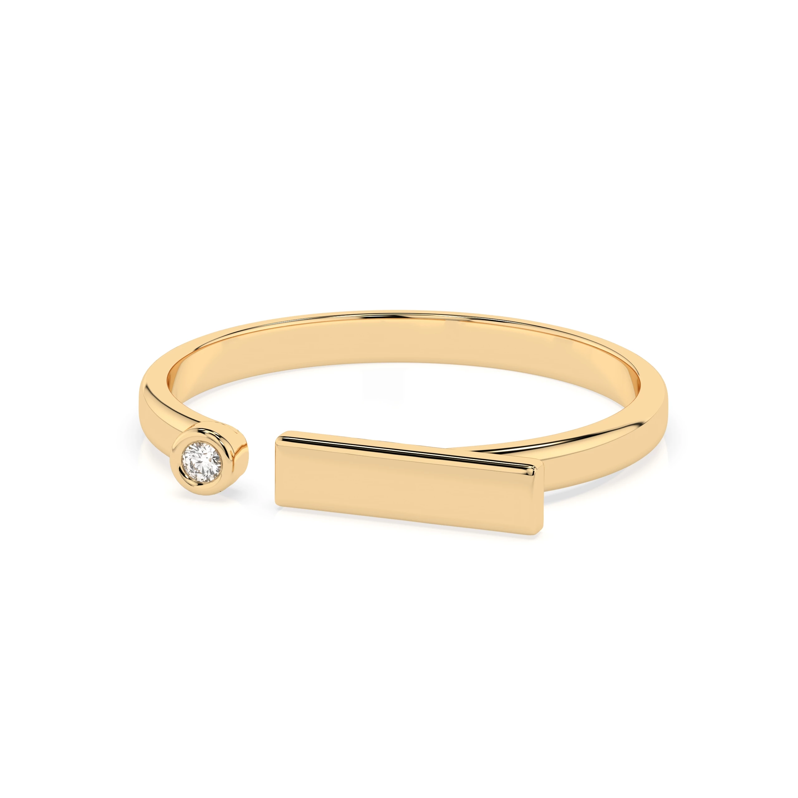 Bague Impériale Felindra Minimalisme ronde 0,02 ct — vue 6