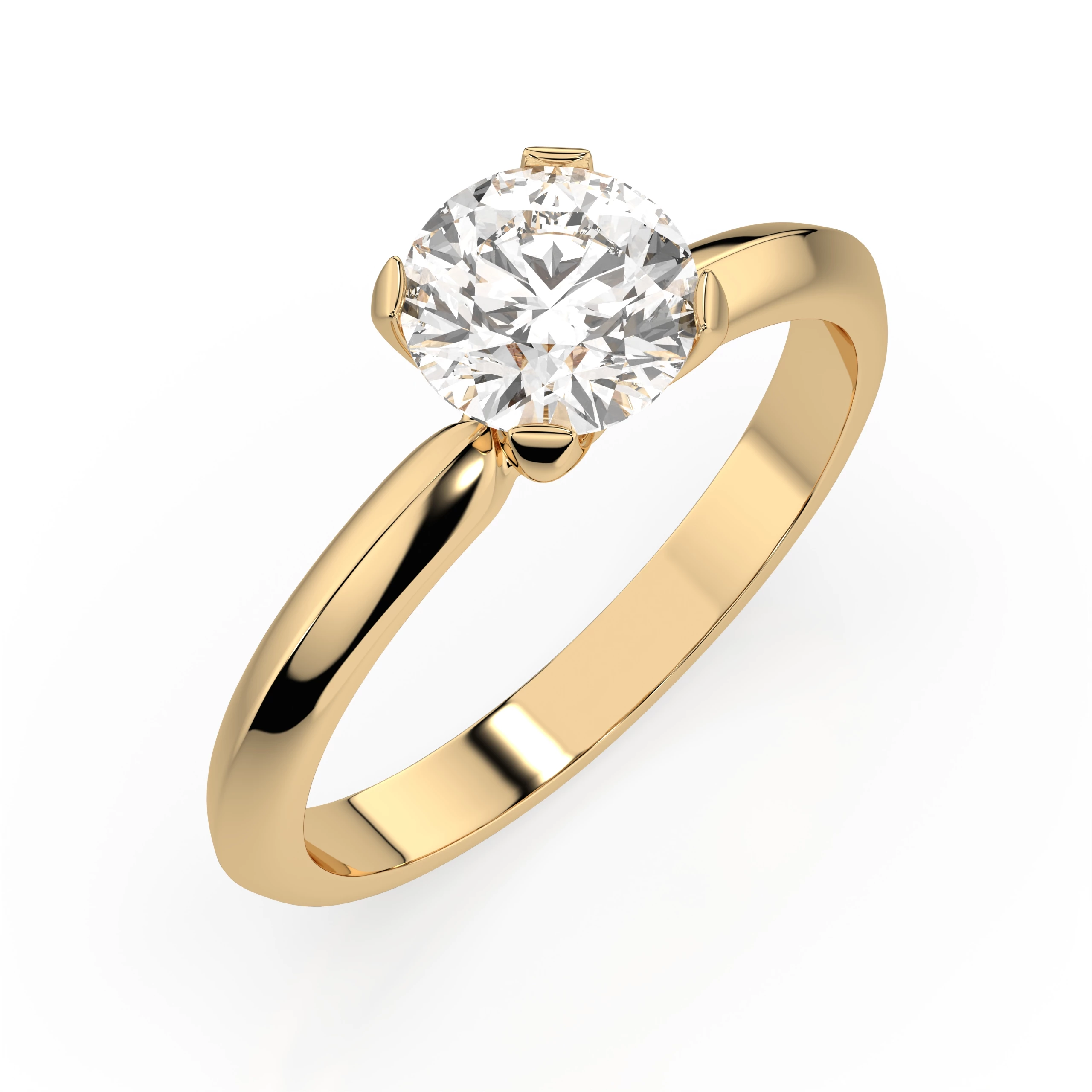 Bague Dynastie Magnifique Solitaire ronde 0,7 ct · 5,7 mm — vue 4