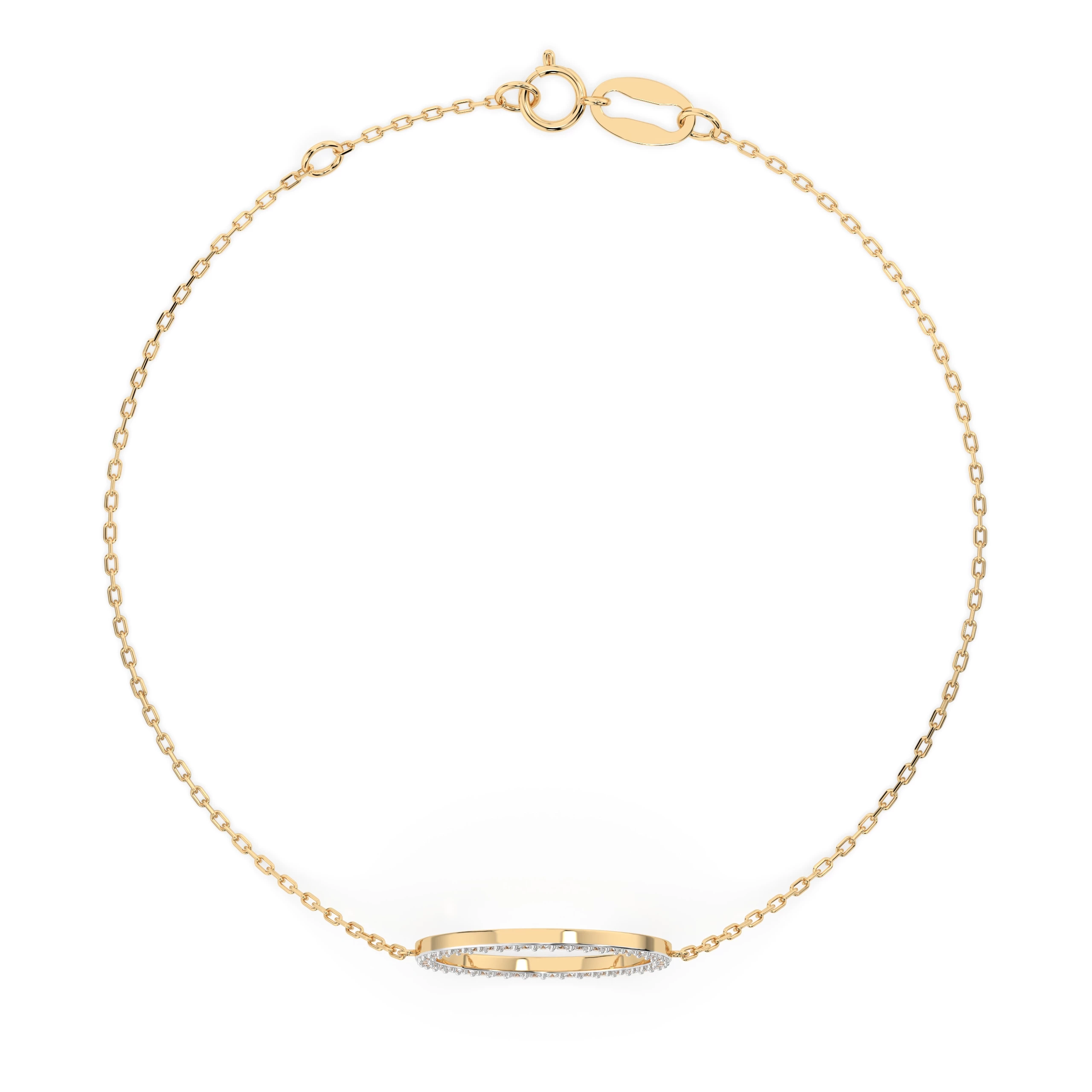 Bracelet Secret Nocturne Minimalisme ronde 0,21 ct — vue 5