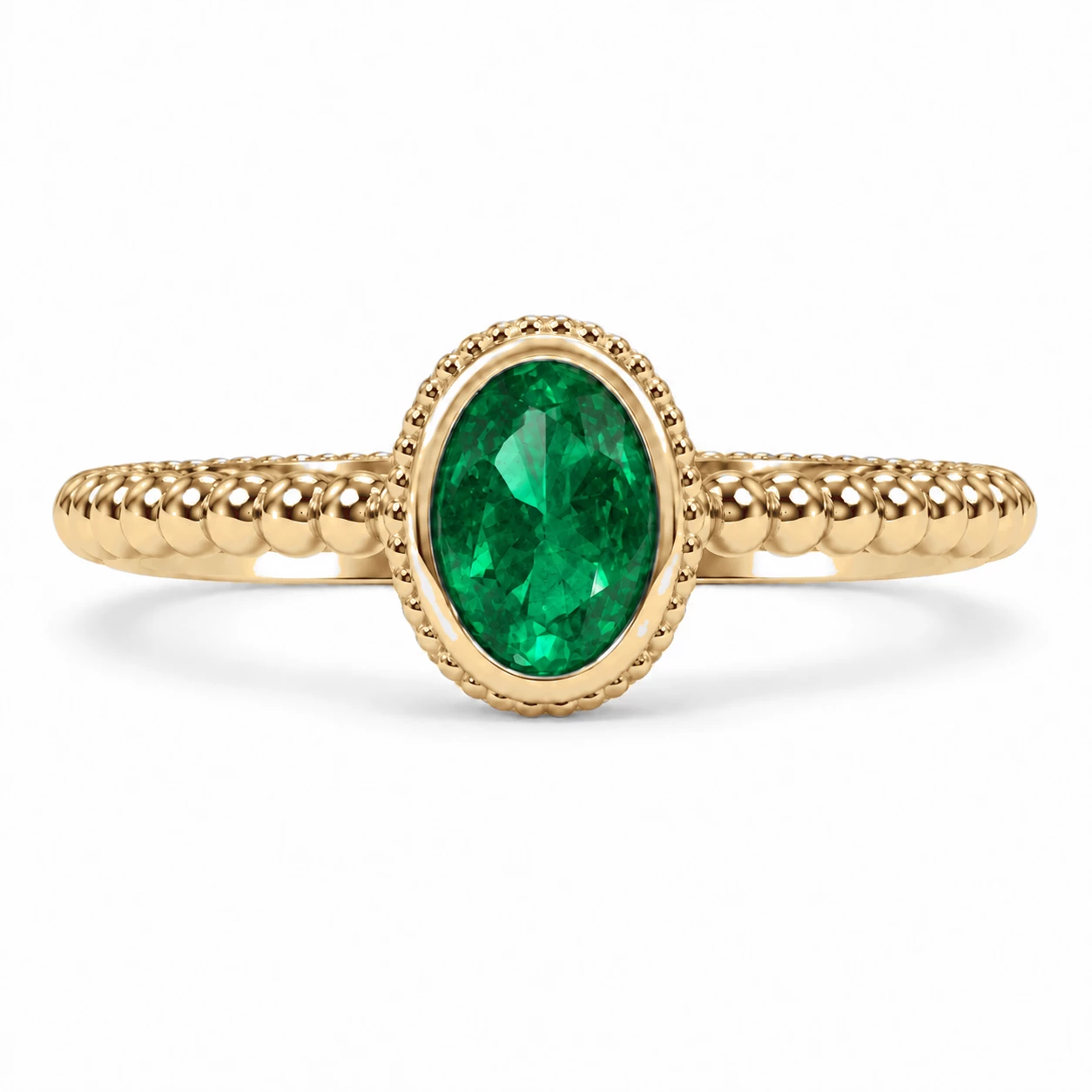 Bague Écrin Légendaire Pierre Précieuse ovale 0,42 ct — vue 9