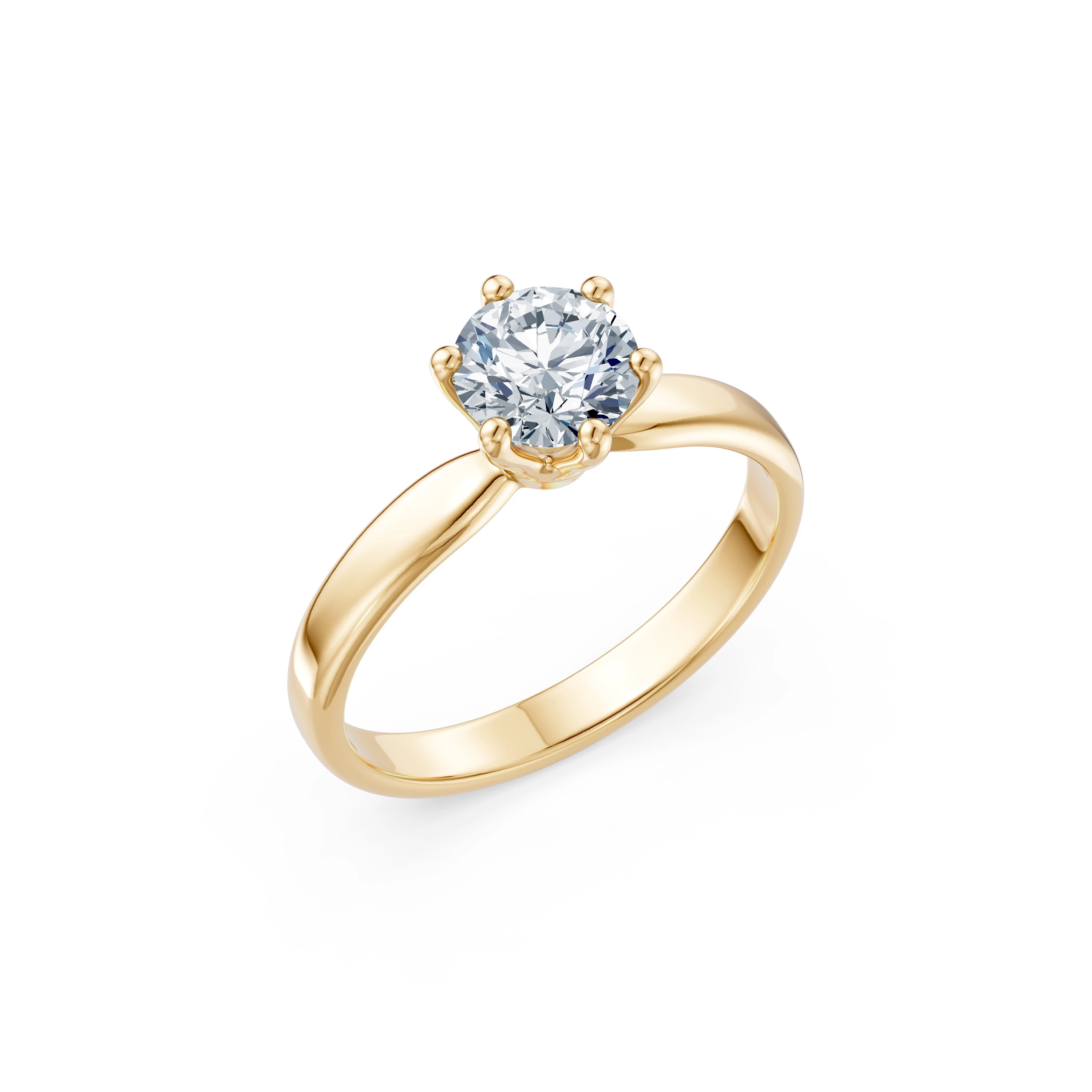 Bague L'Impériale Solitaire ronde 1 ct · 6,5 mm — vue 4