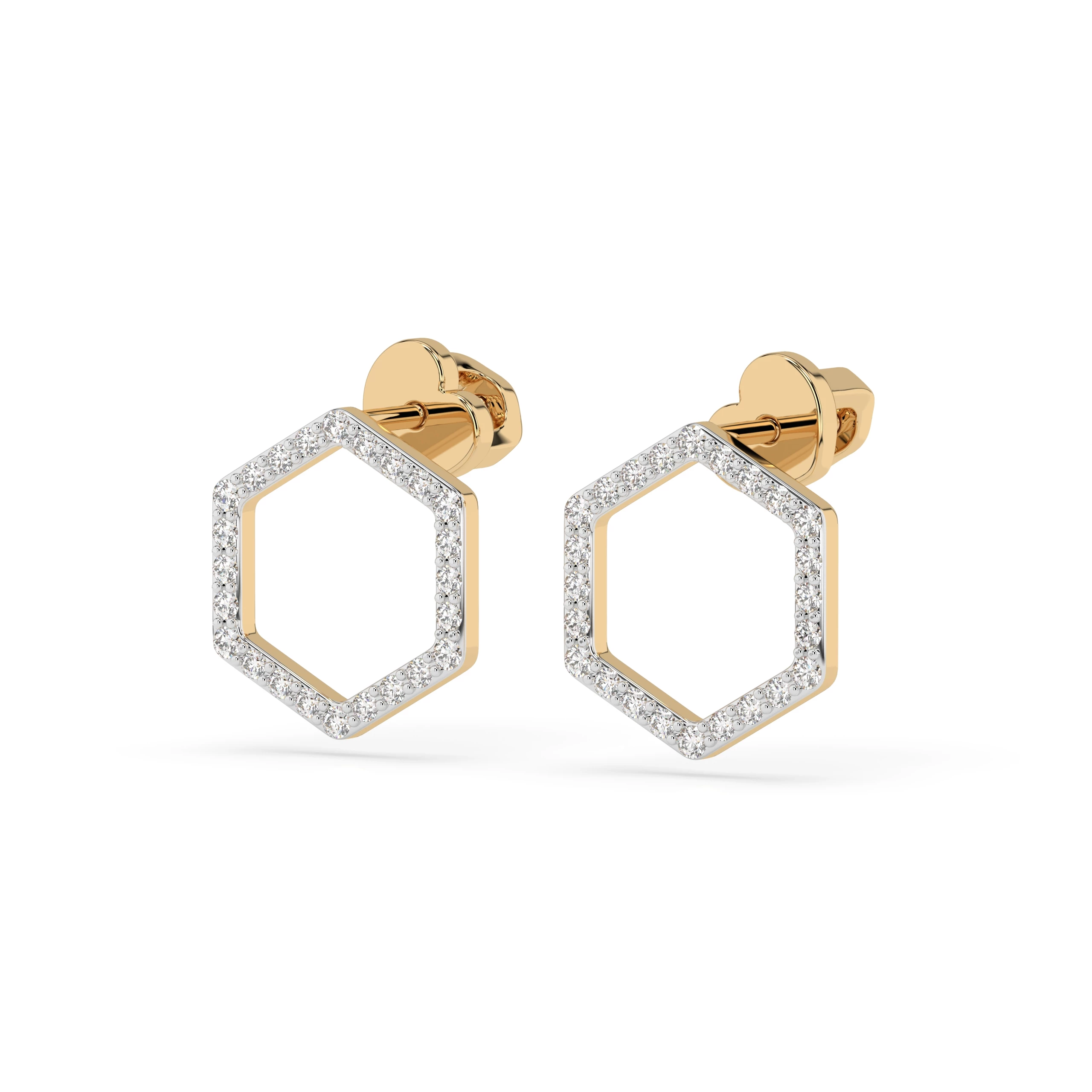 Boucles d'oreilles Aube Rare Minimalisme ronde 0,29 ct — vue 5