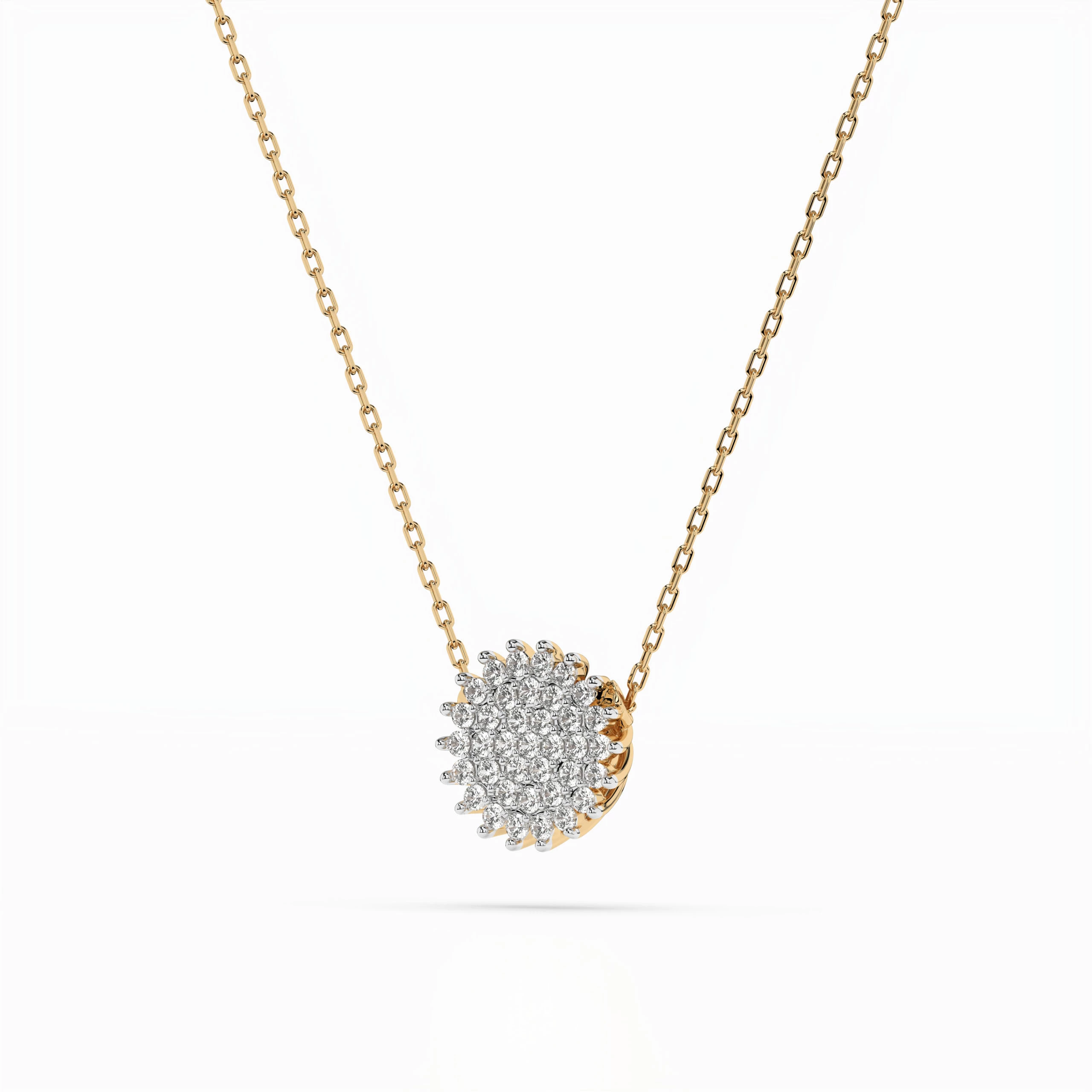 Collier Mirage Cristallin Illusion ronde 0,15 ct — vue 5
