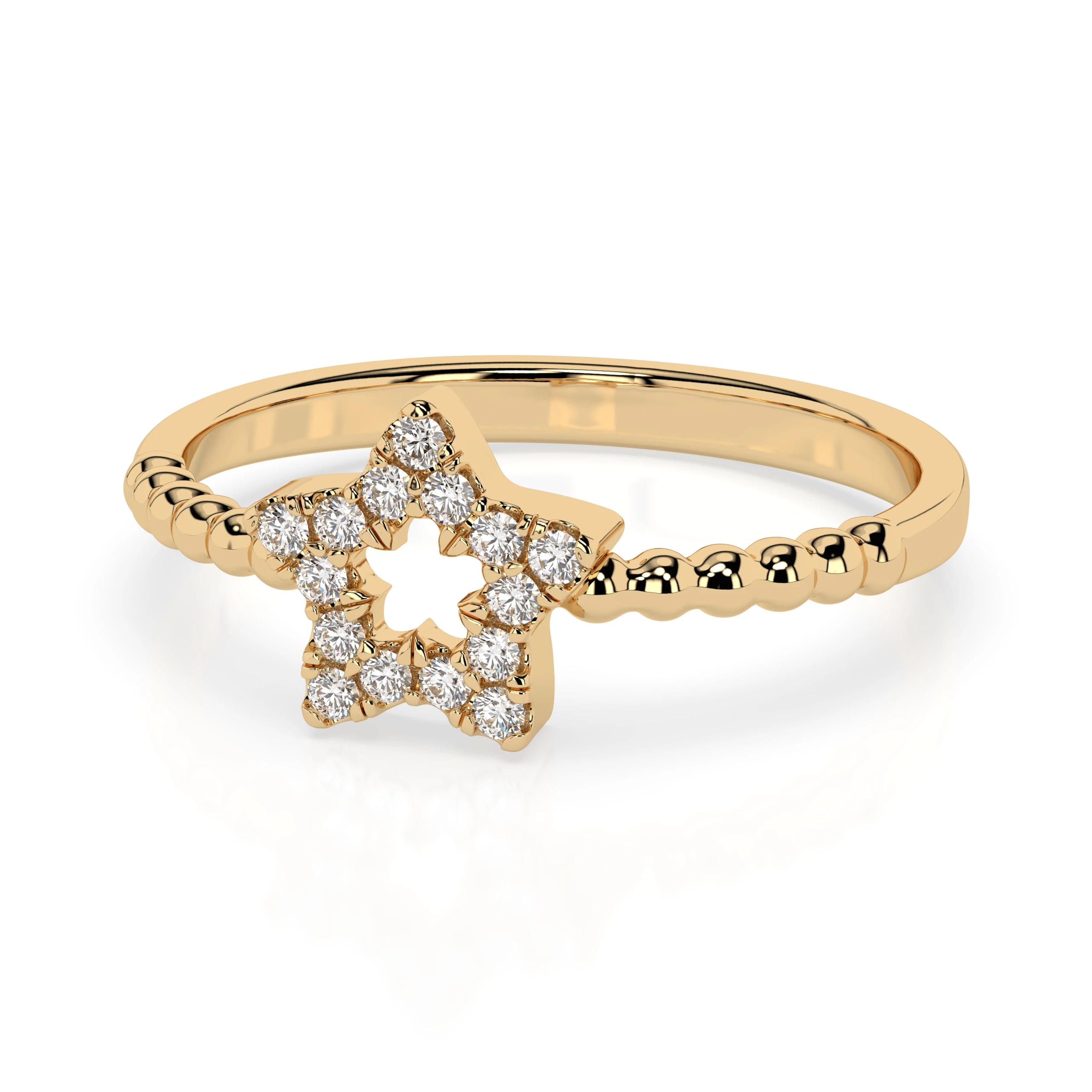 Bague Le Secret des Reines Minimalisme ronde 0,09 ct — vue 6