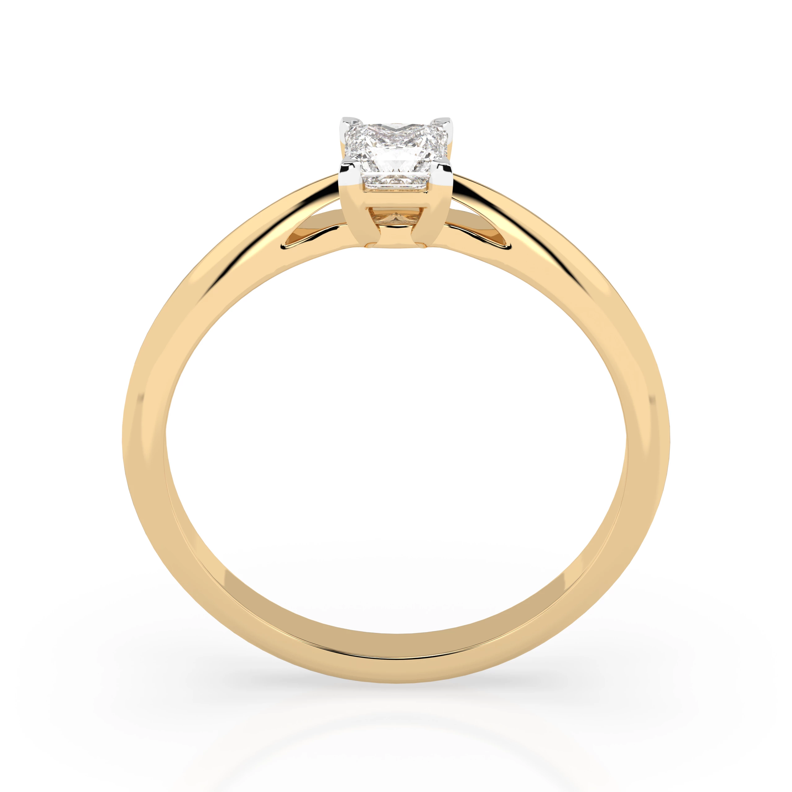 Bague Prestige Impérial Solitaire princesse 0,3 ct — vue 5