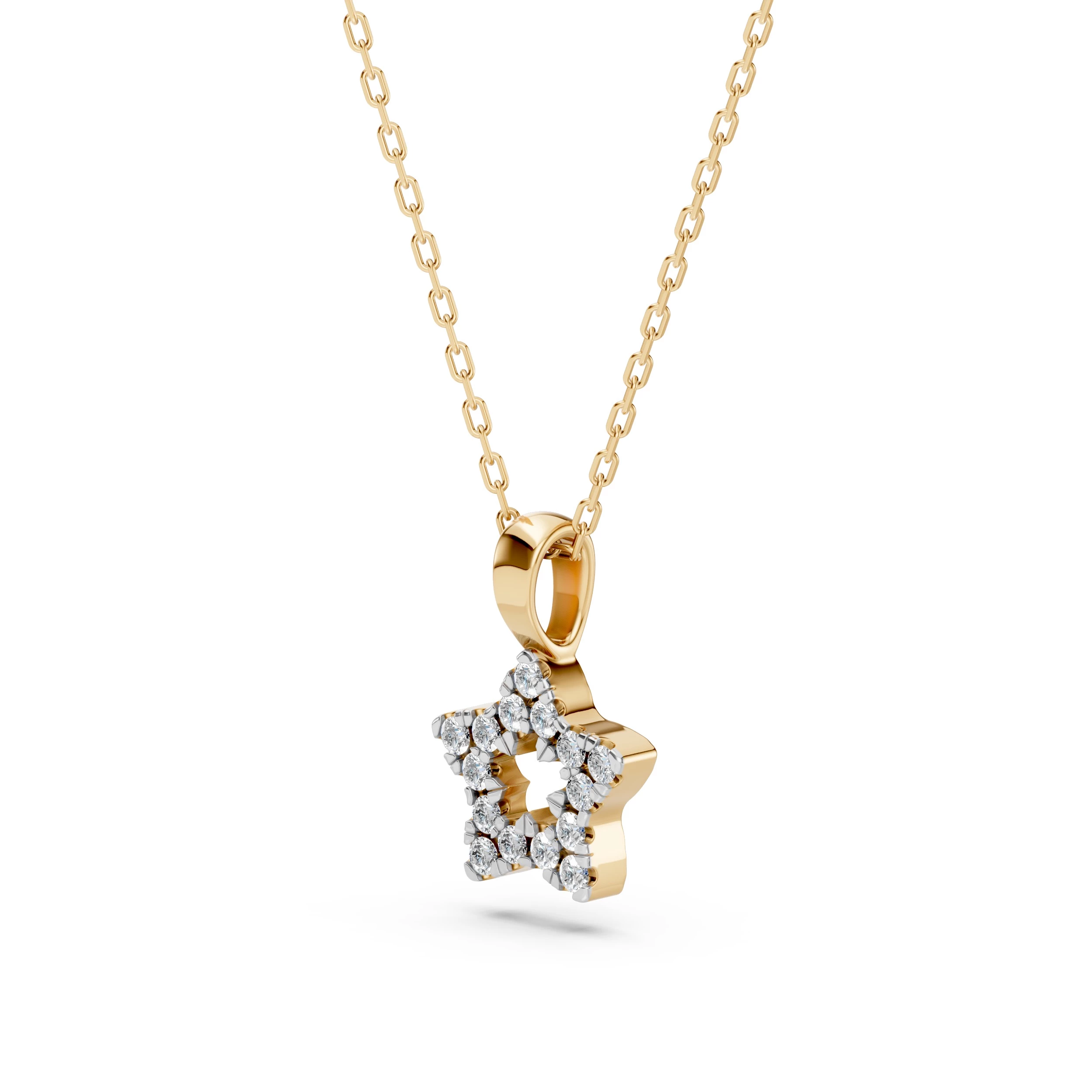 Collier Exception Rare Minimalisme ronde 0,08 ct — vue 5