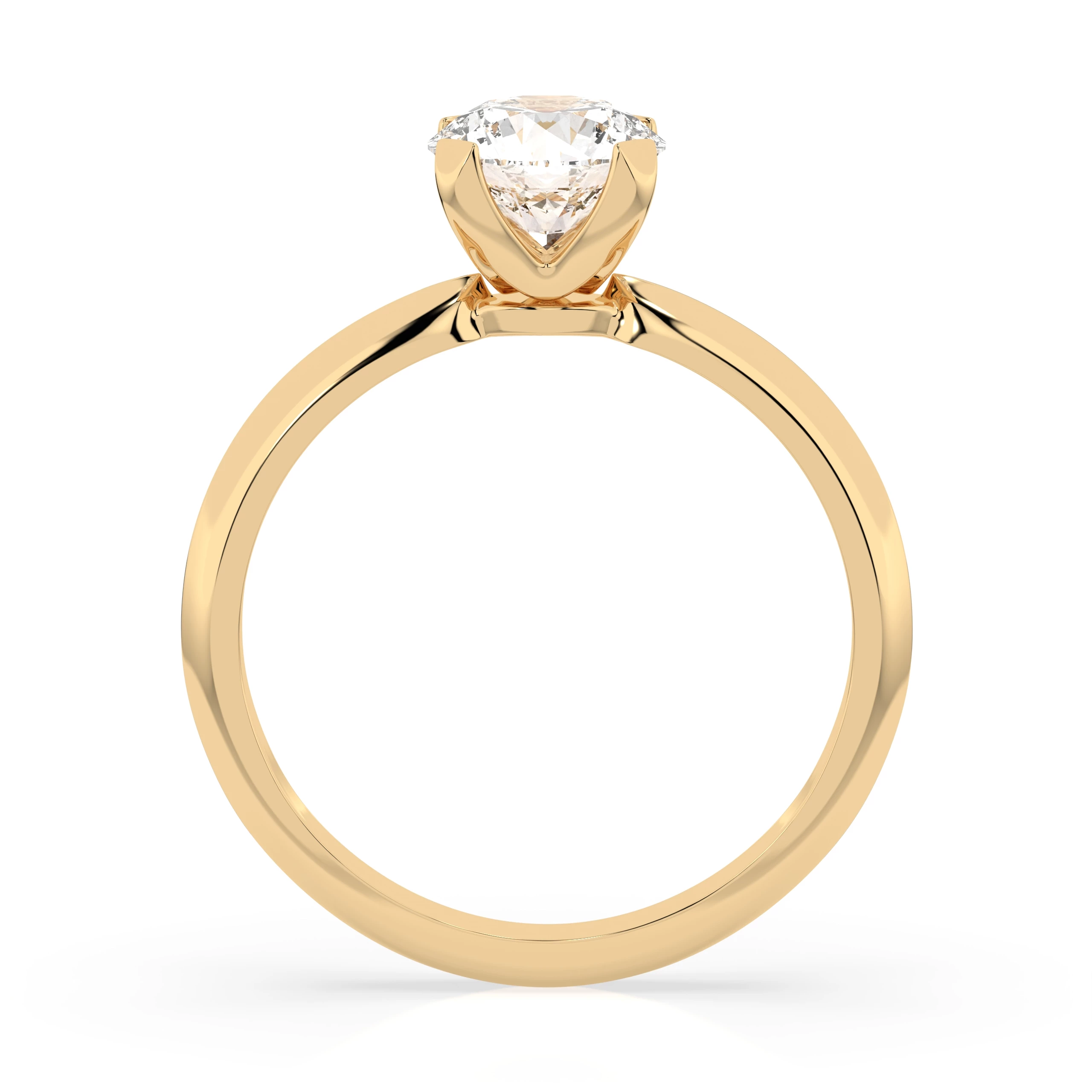Bague Dynastie Magnifique Solitaire ronde 0,7 ct · 5,7 mm — vue 5