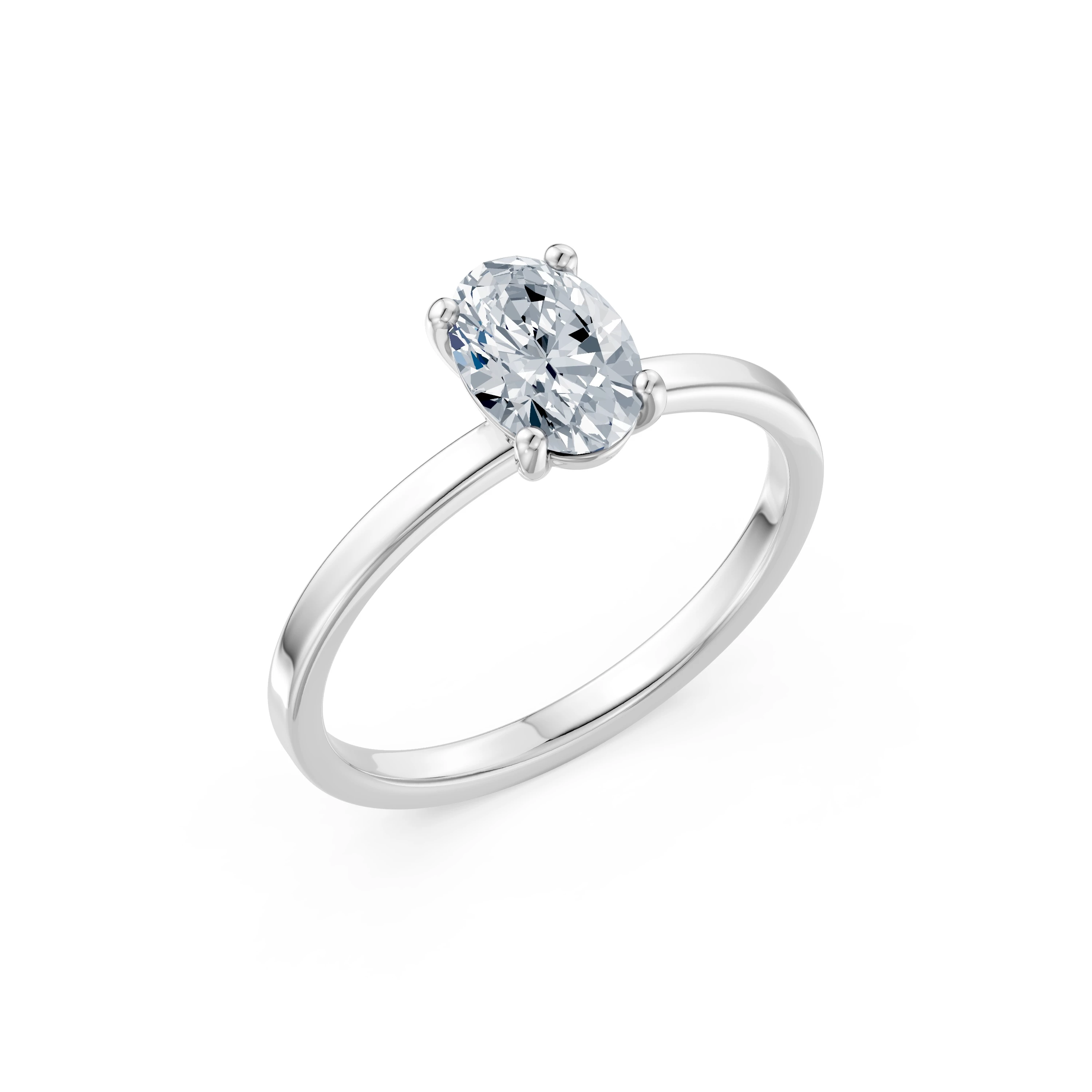 Bague Éclat Incomparable Solitaire ovale 1 ct — vue 1